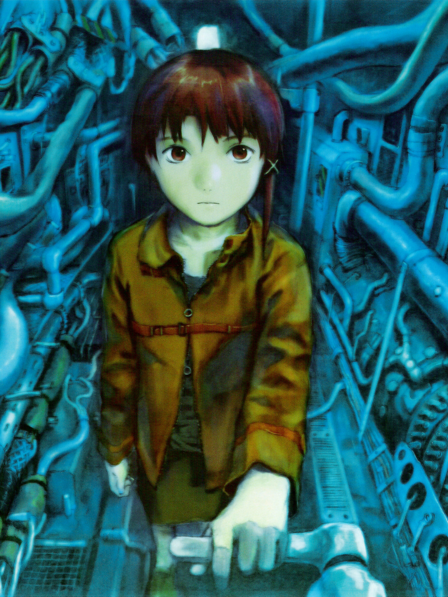 Computer wallpapers, Desktop background, Lain's enigma, High-resolution, 1540x2050 HD Phone