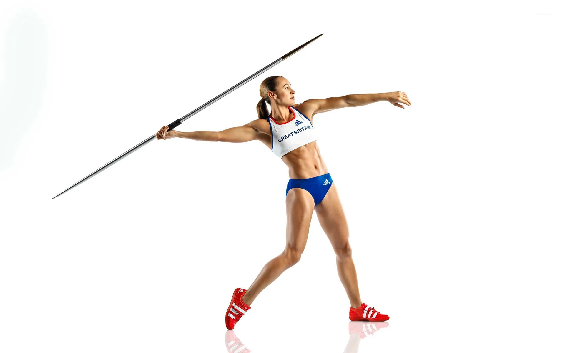Javelin Throw: Great Britain, Jessica Ennis, A track and field event where a spear is tossed. 1920x1200 HD Wallpaper.