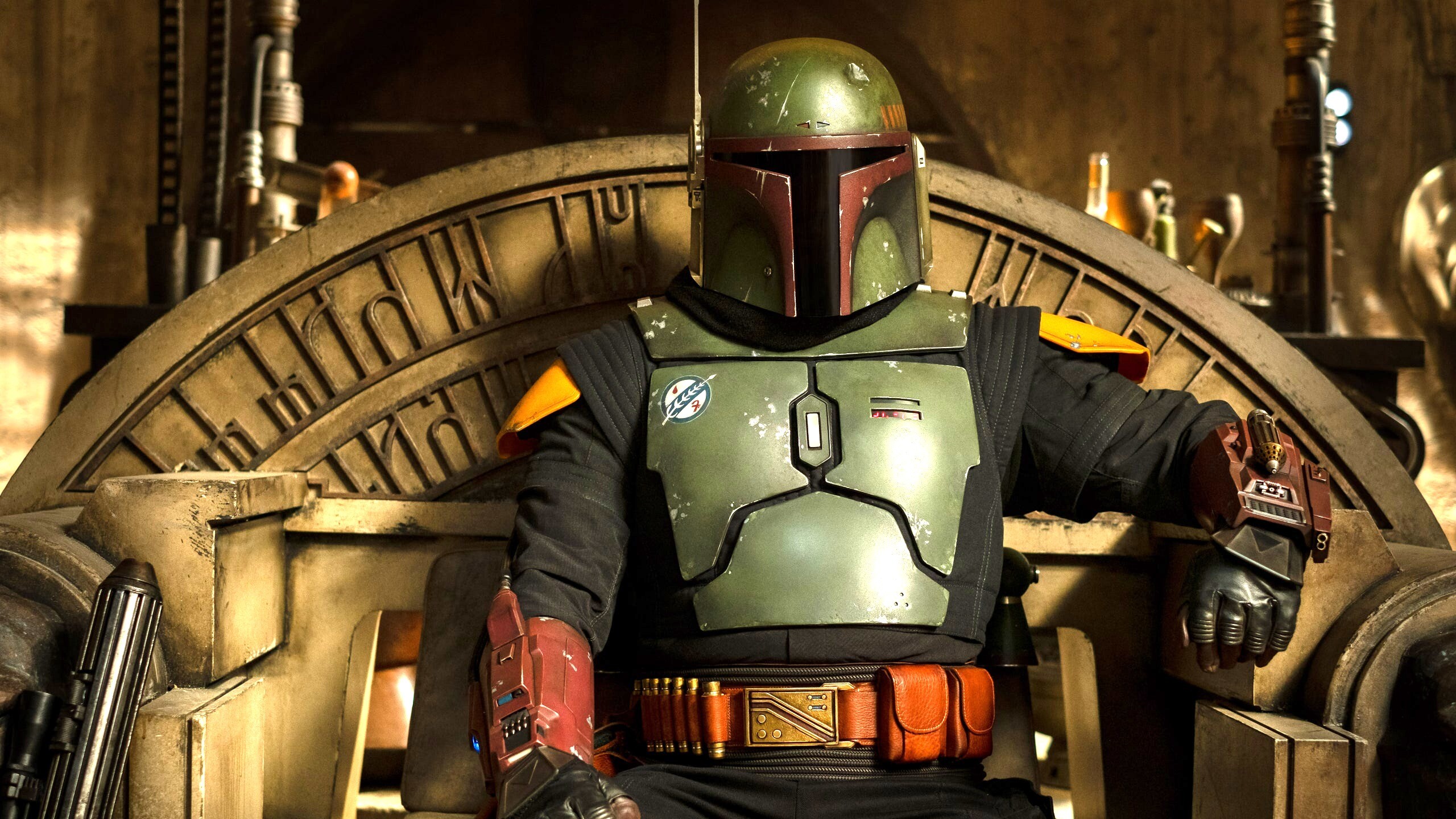 The Book of Boba Fett: A spin-off of the acclaimed Star Wars show The Mandalorian. 2560x1440 HD Background.