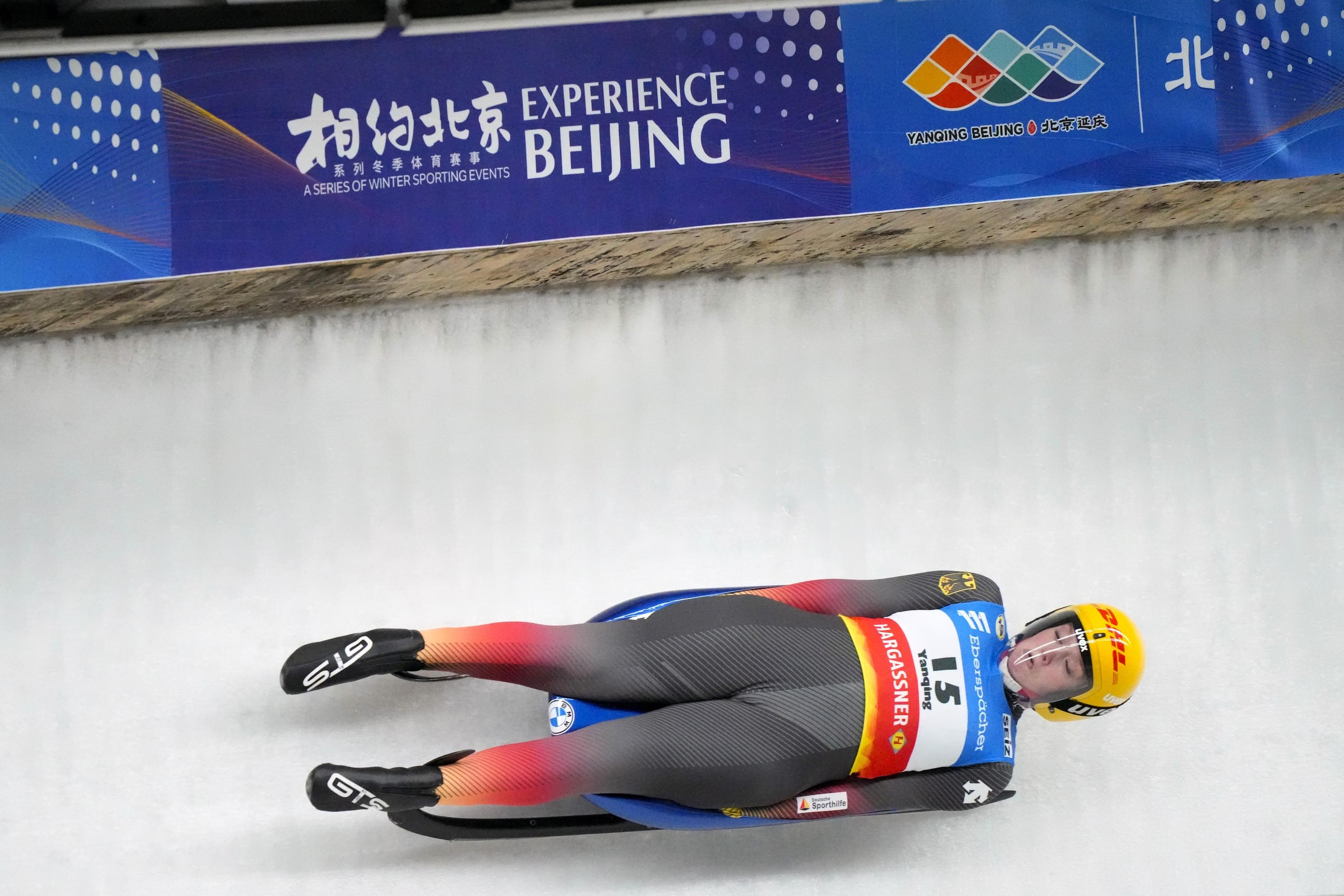 Luge: Anna Berreiter, A two-time Under-23 World Champion, The 2022 Winter Olympics silver medalist. 3000x2000 HD Background.