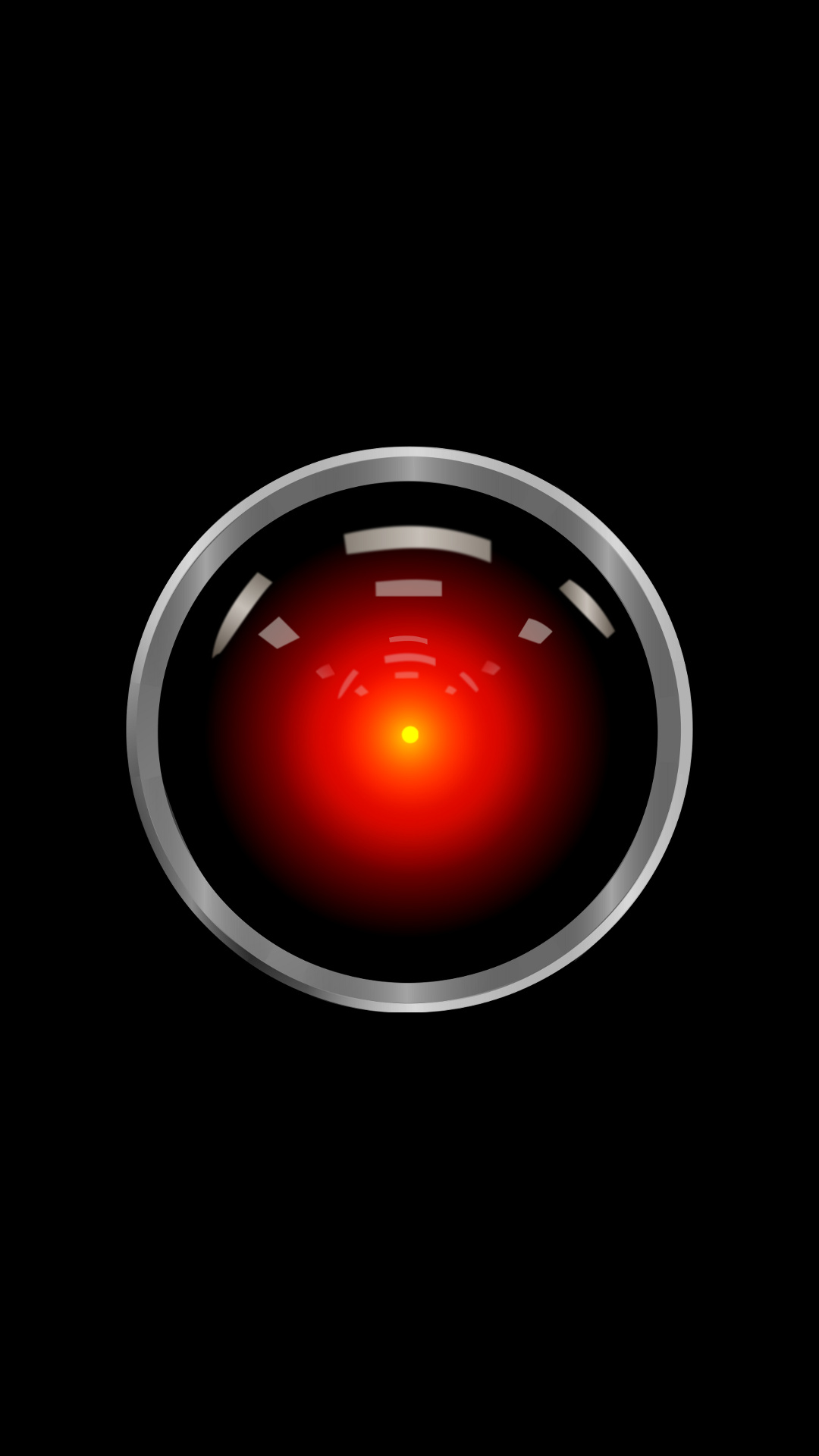 Movie, HAL 9000, Futuristic AI, Mysterious eye, 1080x1920 Full HD Handy
