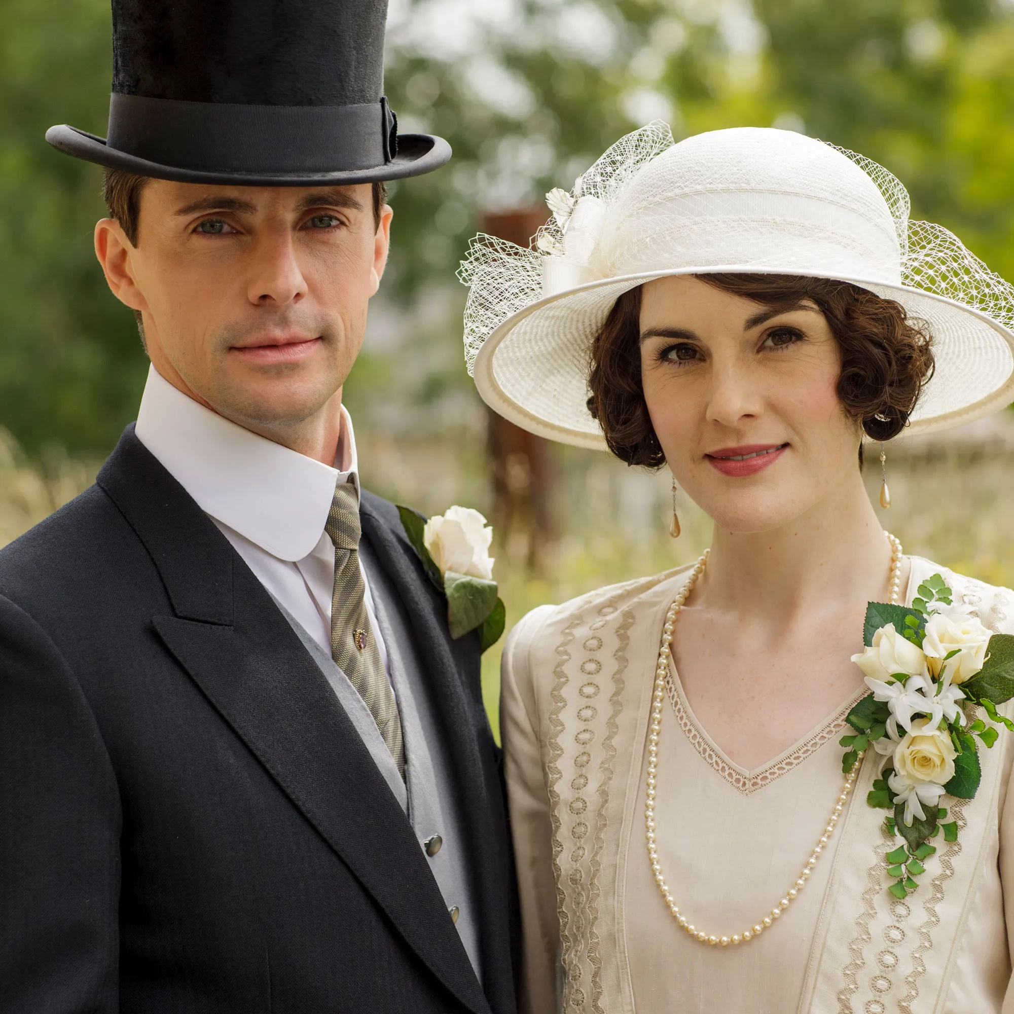 Michelle Dockery: Matthew William Goode as Henry Talbot, The Downton Abbey Movie (2019). 2000x2000 HD Background.