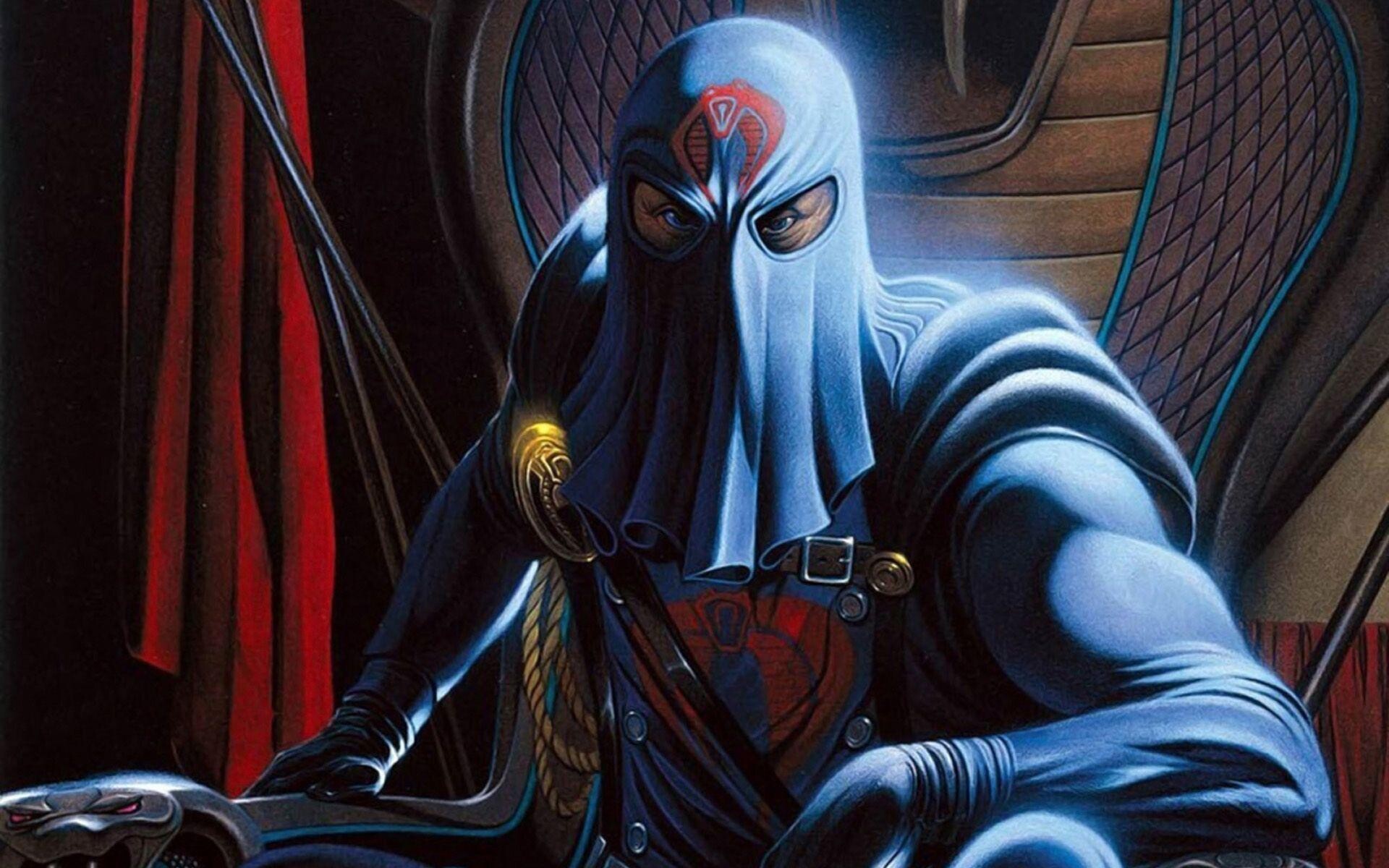 G.I. Joe (Cartoon): Hooded Cobra Commander, A Fictional Character And The Main Antagonist, The Supreme Leader Of The Terrorist Organization Cobra. 1920x1200 HD Wallpaper.