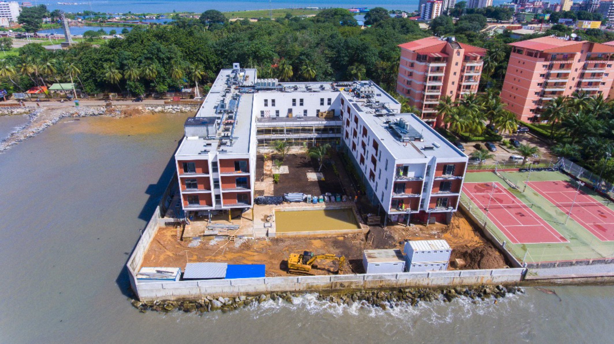 Conakry, Onomo hotel project, Development plans, Urban transformation, 2130x1200 HD Desktop