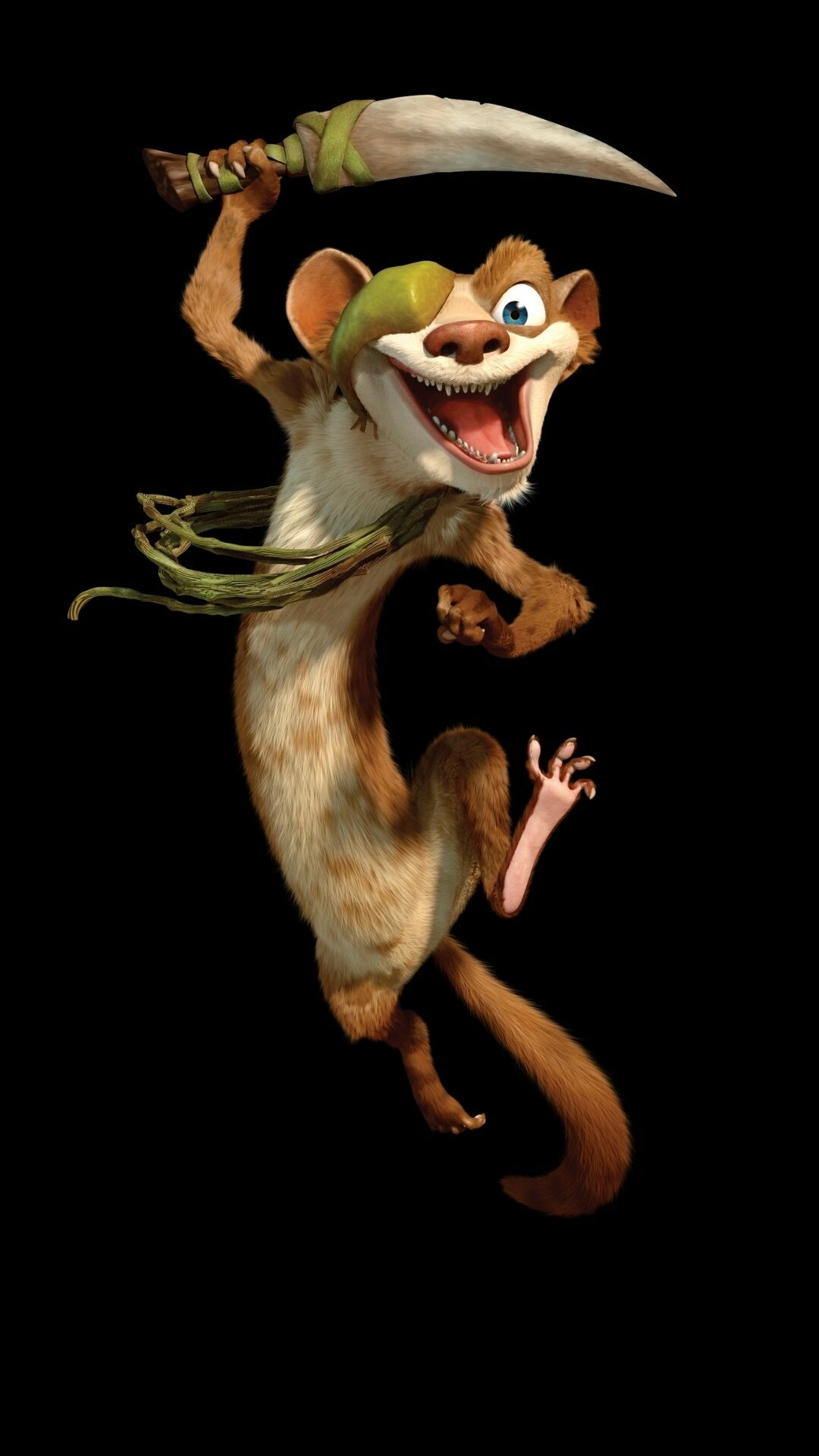 Ice Age: Adventures of Buck Wild: The wild weasel on the adventure of a lifetime, Disney+. 1080x1920 Full HD Background.