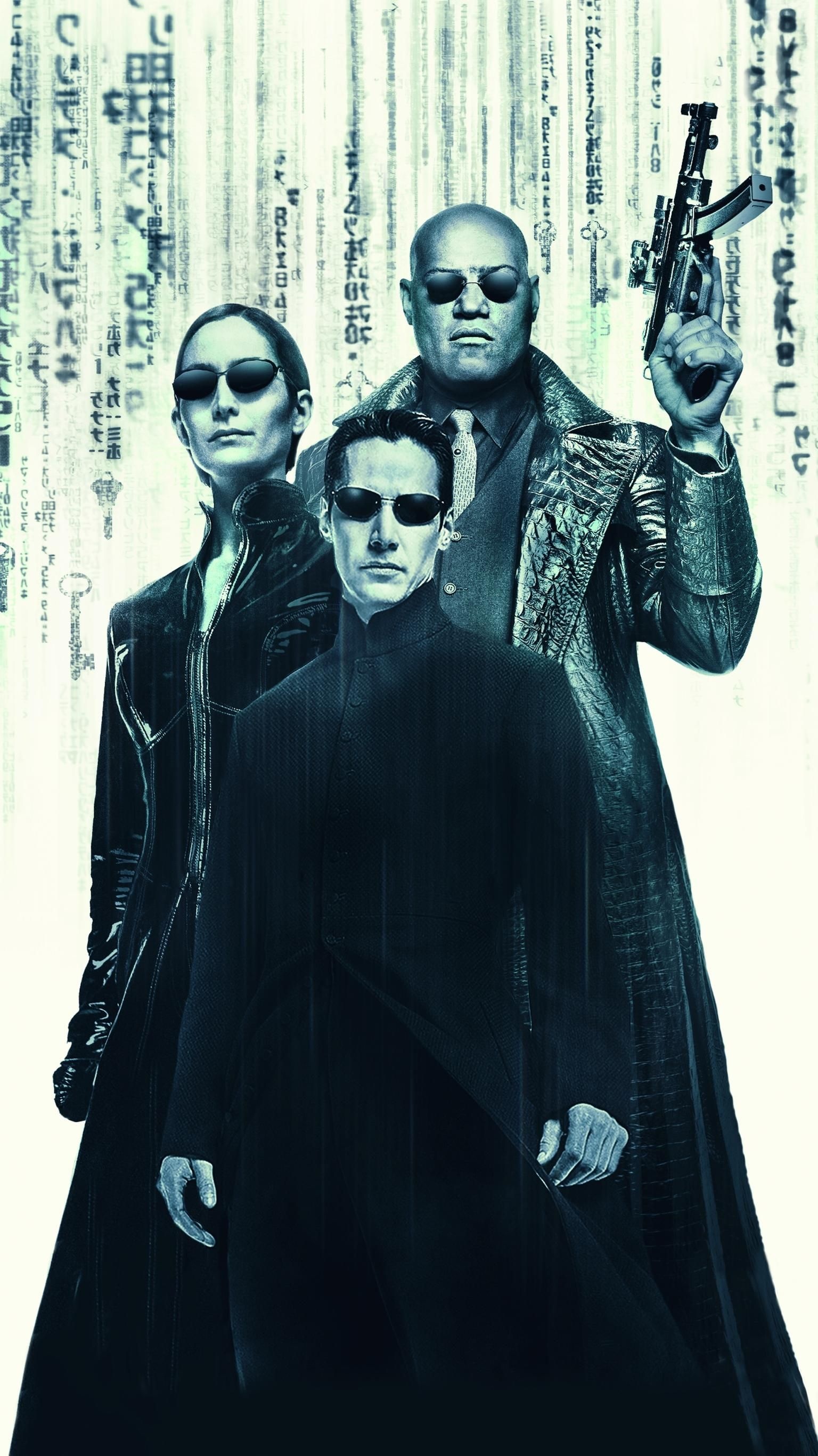 Neo, Matrix, Keanu Reeves, Sci-Fi Movie, 1540x2740 HD Phone