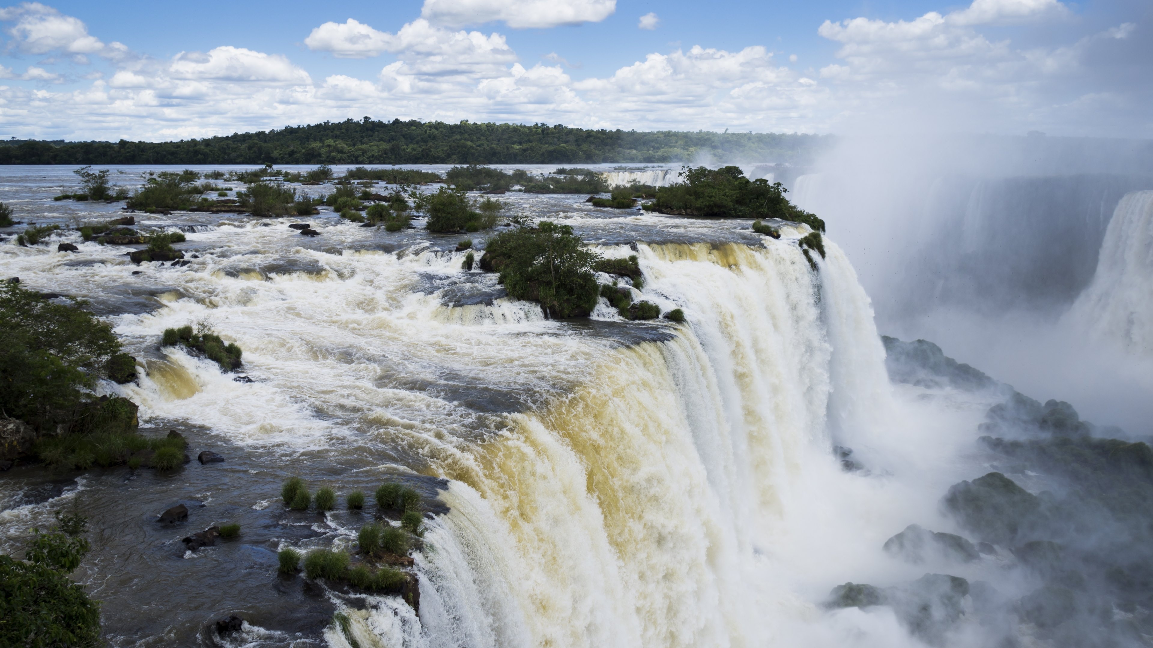 Iguazu Falls, 4K Ultra HD, Wallpaper, Background image, 3840x2160 4K Desktop