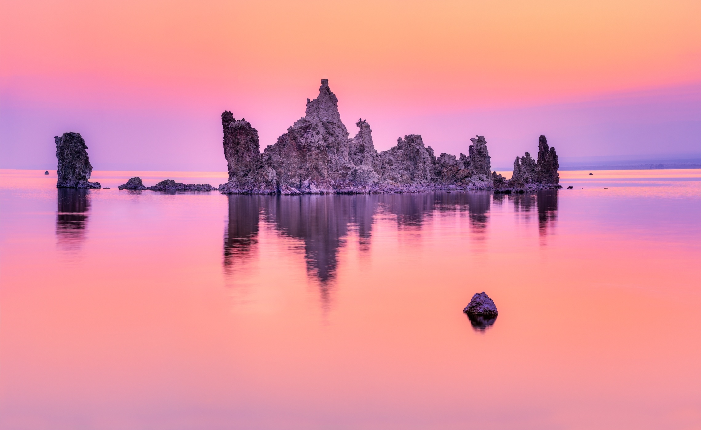 Mono Lake, Sunrise Photos, Vast, Travels, 2280x1400 HD Desktop
