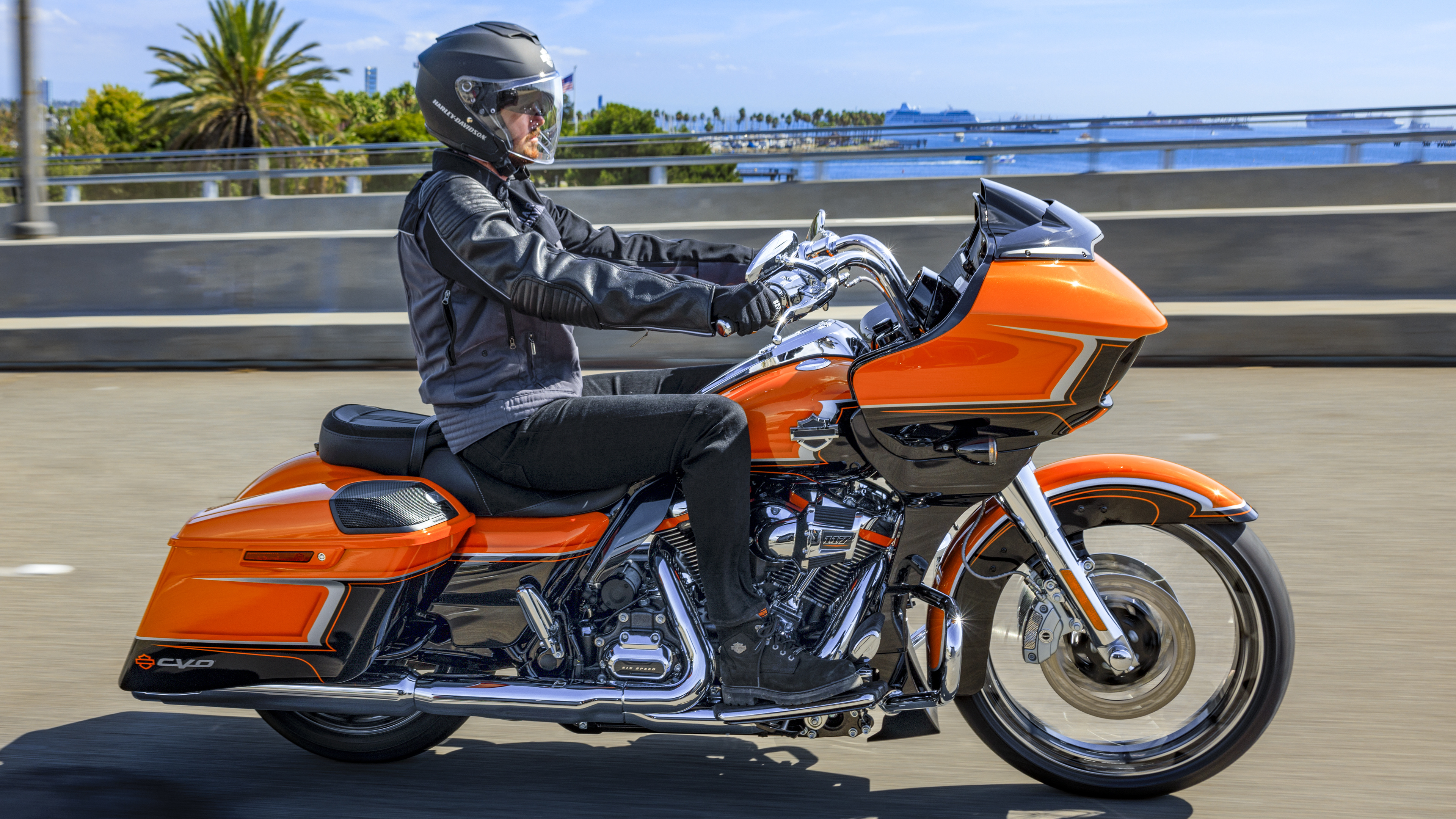Harley-Davidson Road Glide, CVO Road Glide, Baujahr 2022, 3840x2160 4K Desktop