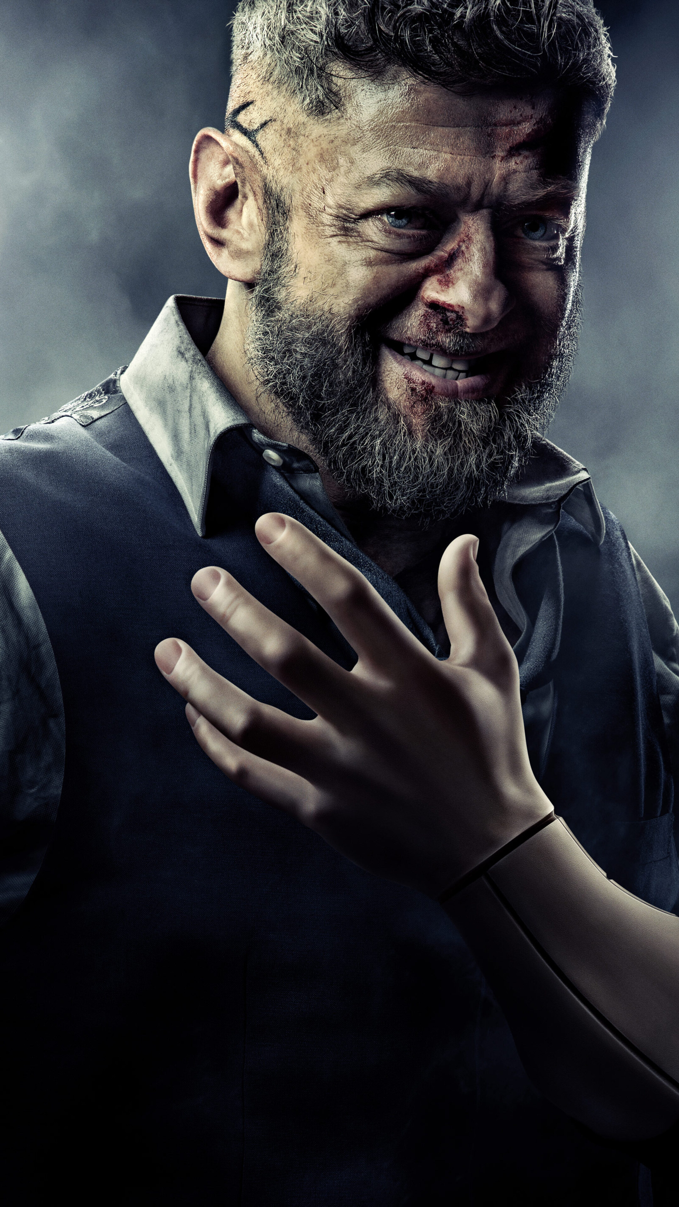 Andy Serkis, Black Panther, Sony Xperia, HD wallpapers, 2160x3840 4K Handy