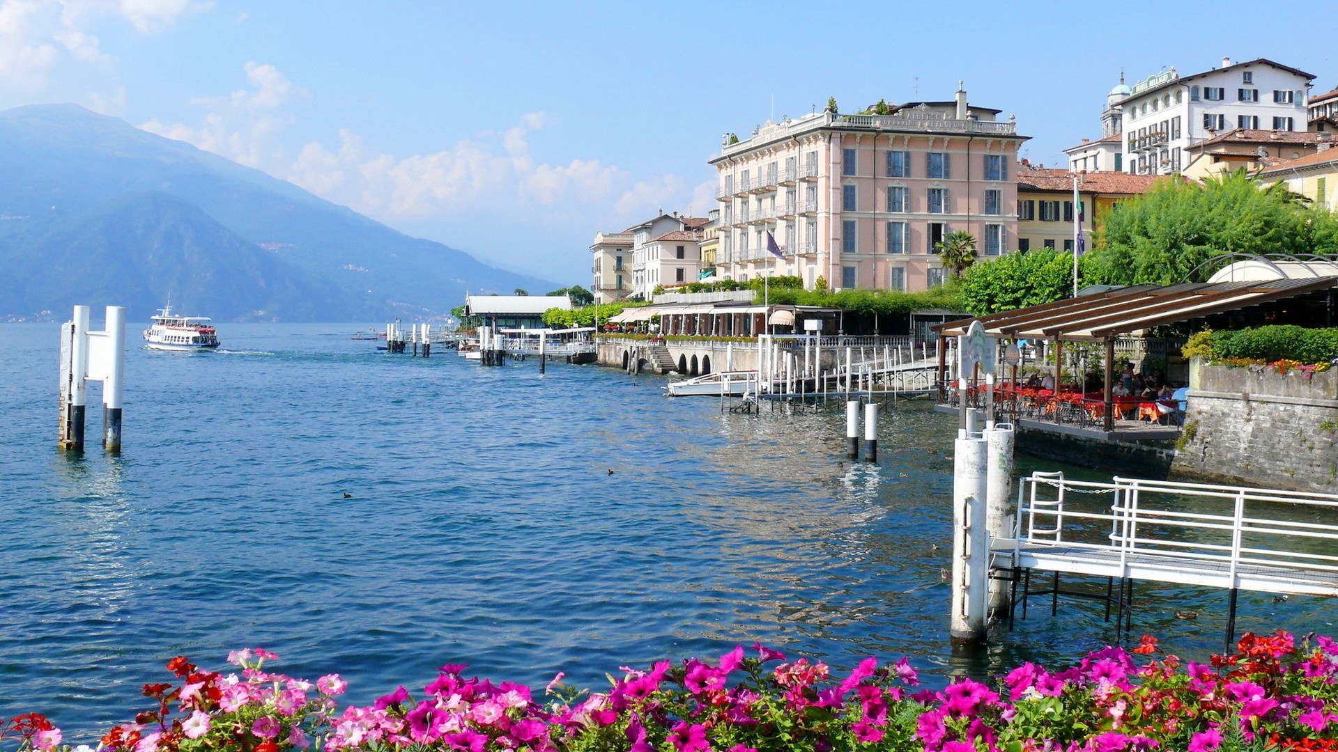 Lake Como, Italian beauty, Stunning landscapes, Scenic wallpapers, 1920x1080 Full HD Desktop