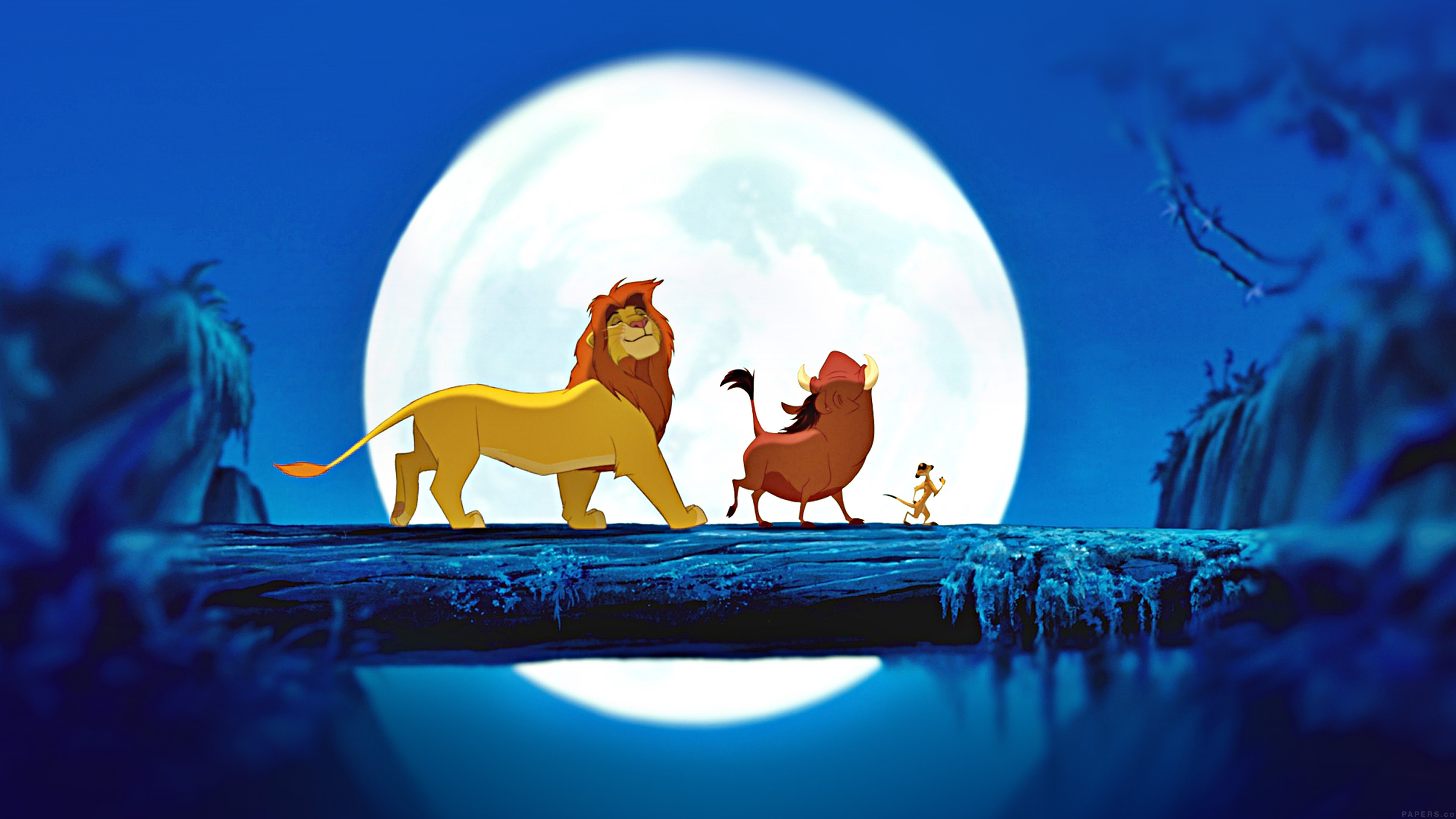 Hakuna Matata, The Lion King, Simba and friends, Disney animated film, 3840x2160 4K Desktop