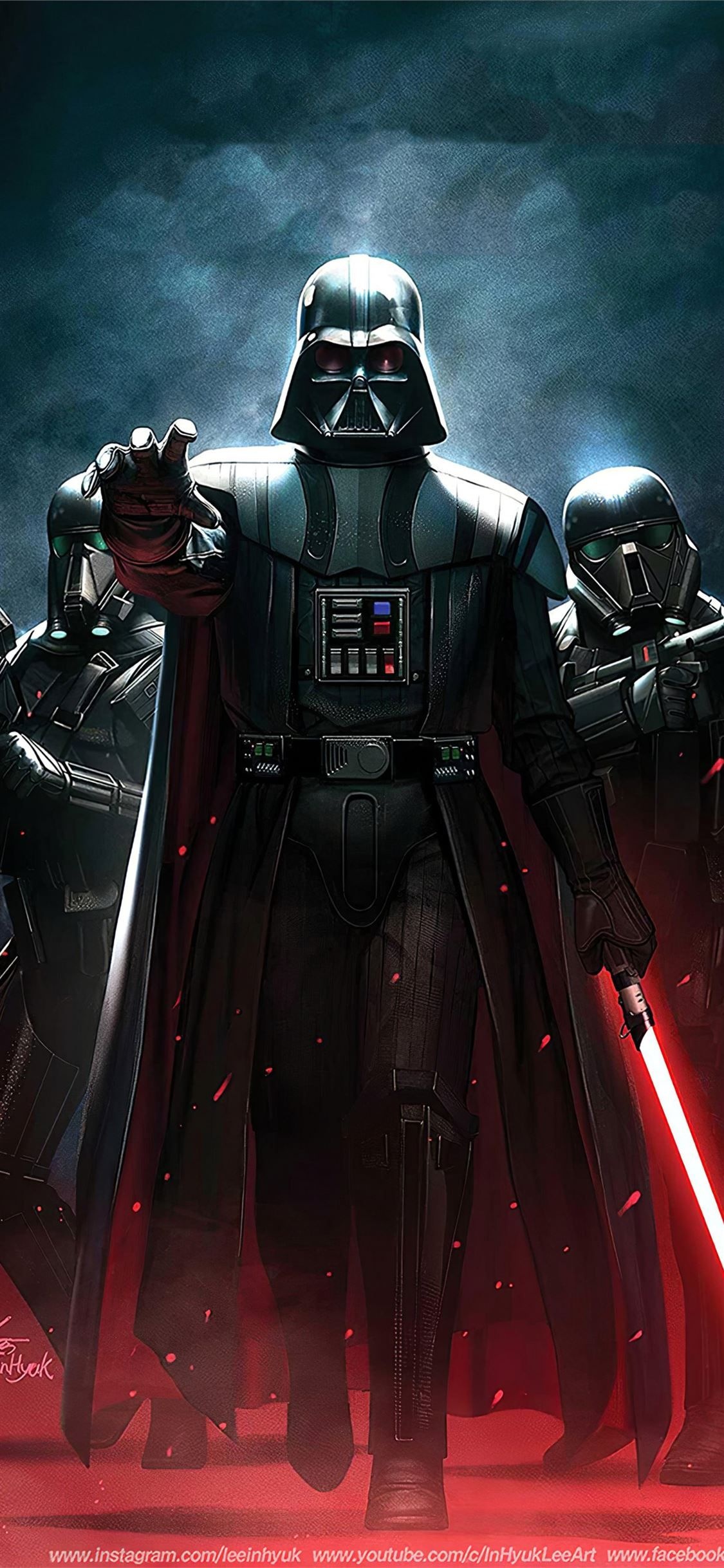 Darth Vader: Star Wars, Personally killed both fully trained Jedi and novice younglings alike. 1130x2440 HD Wallpaper.