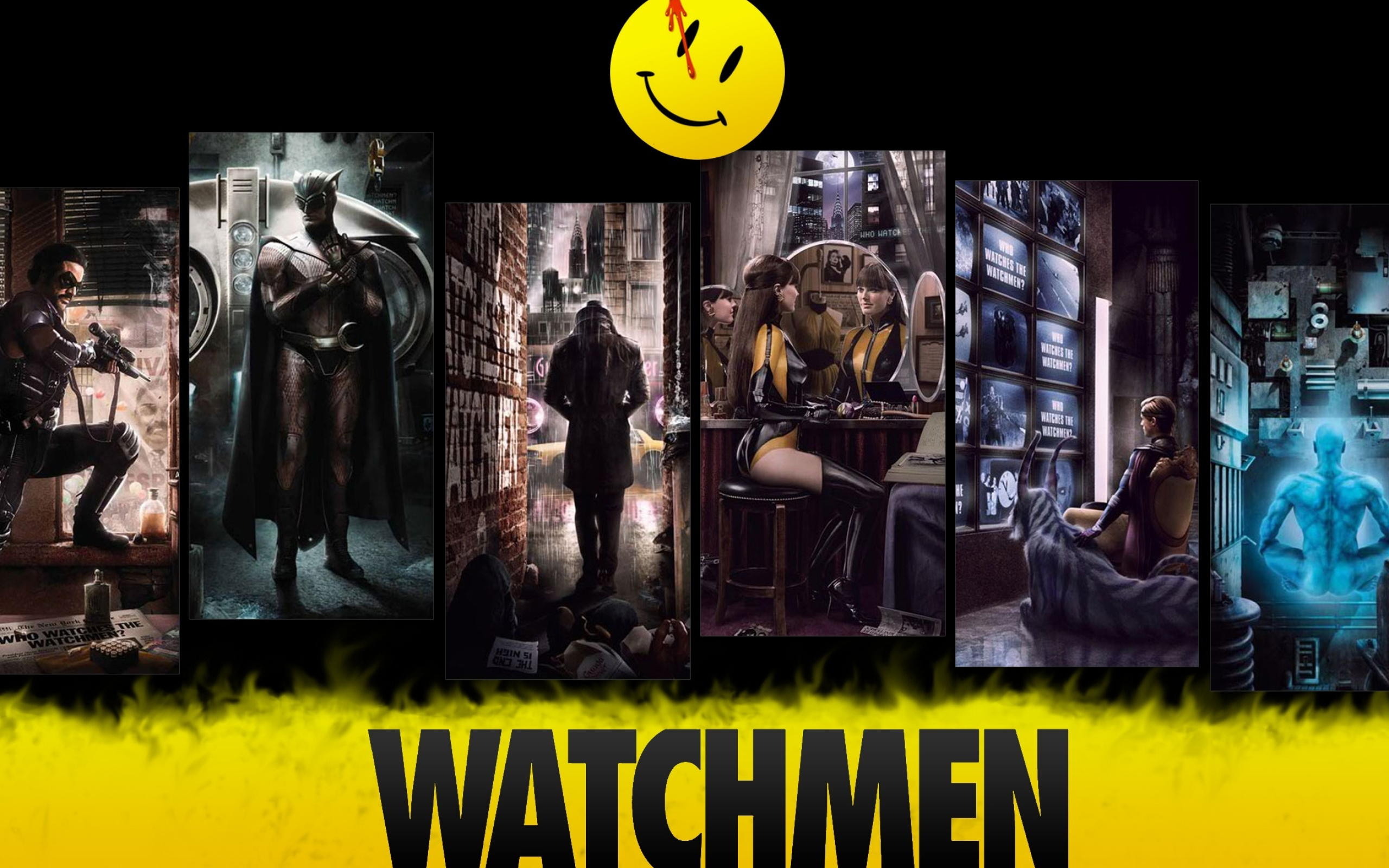 Nite Owl, Watchmen, Ultra HD, Desktop background, 2560x1600 HD Desktop