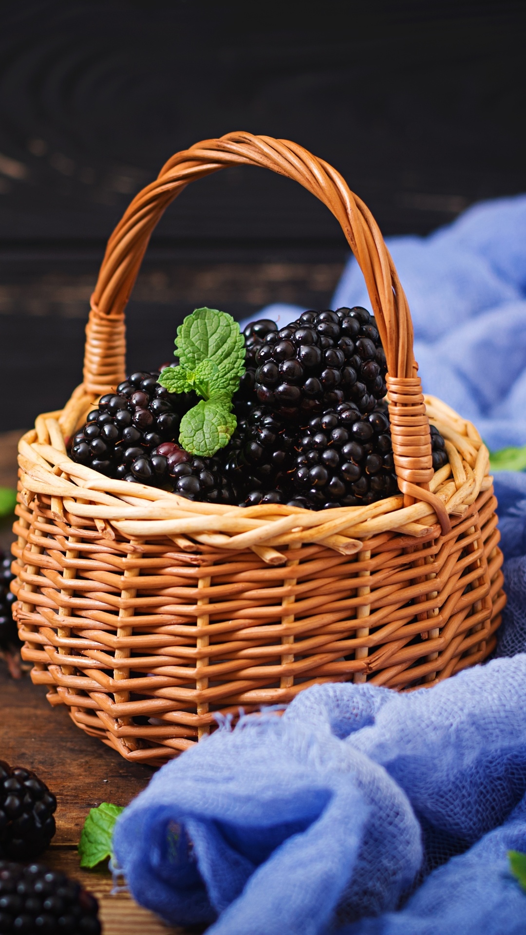Blackberry, Delicious food, Berry delights, Perfectly ripe, 1080x1920 Full HD Handy