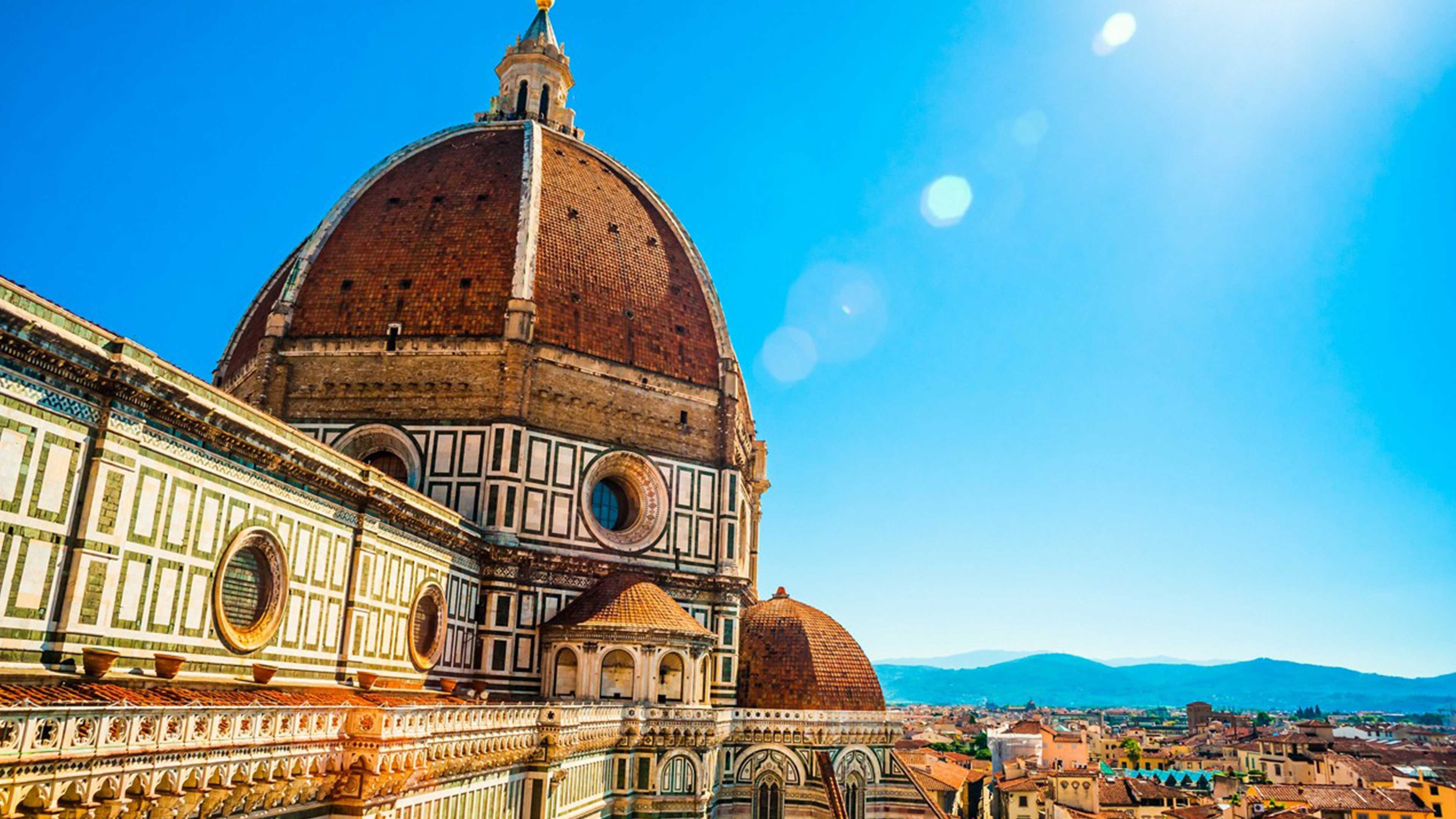 Chefkoch Eric Leterc erkundet die Kathedrale von Florenz, 3840x2160 4K Desktop