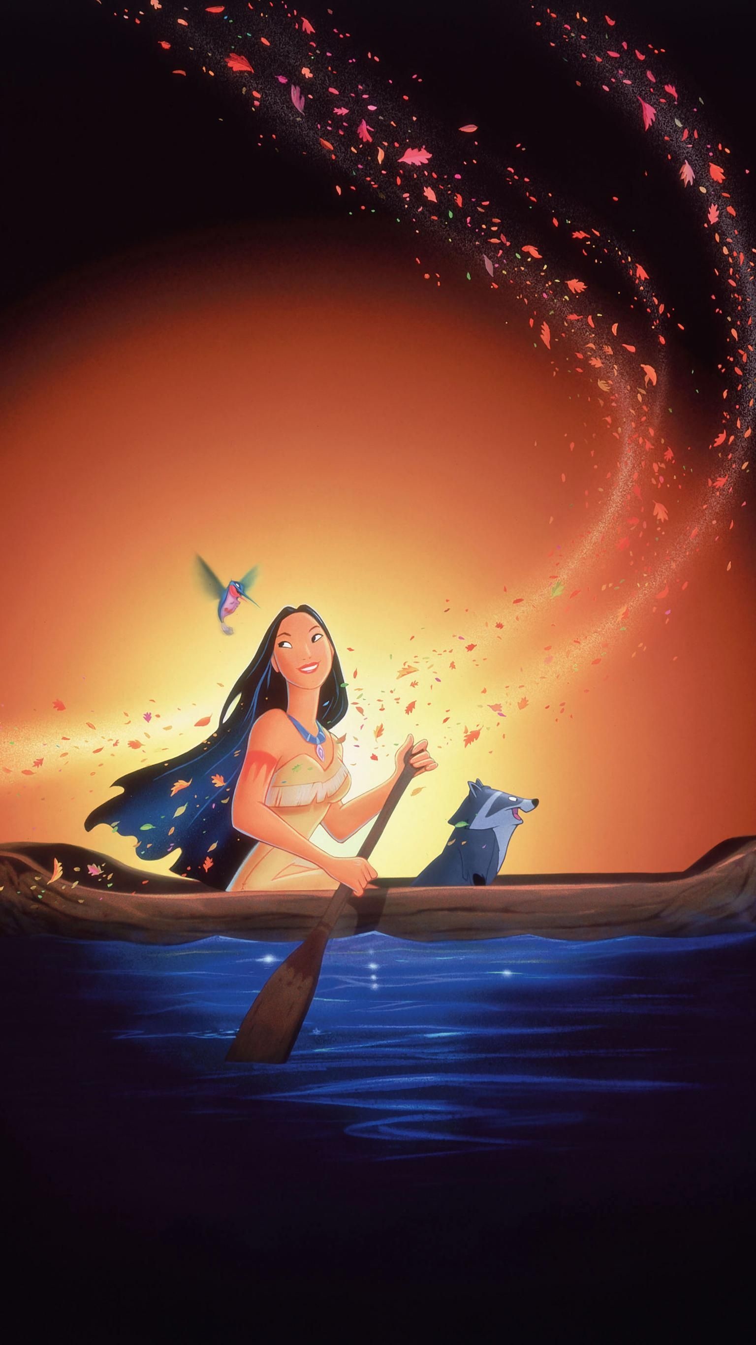 Pocahontas phone wallpaper, Disney movie posters, Stunning artwork, Vibrant colors, 1540x2740 HD Handy