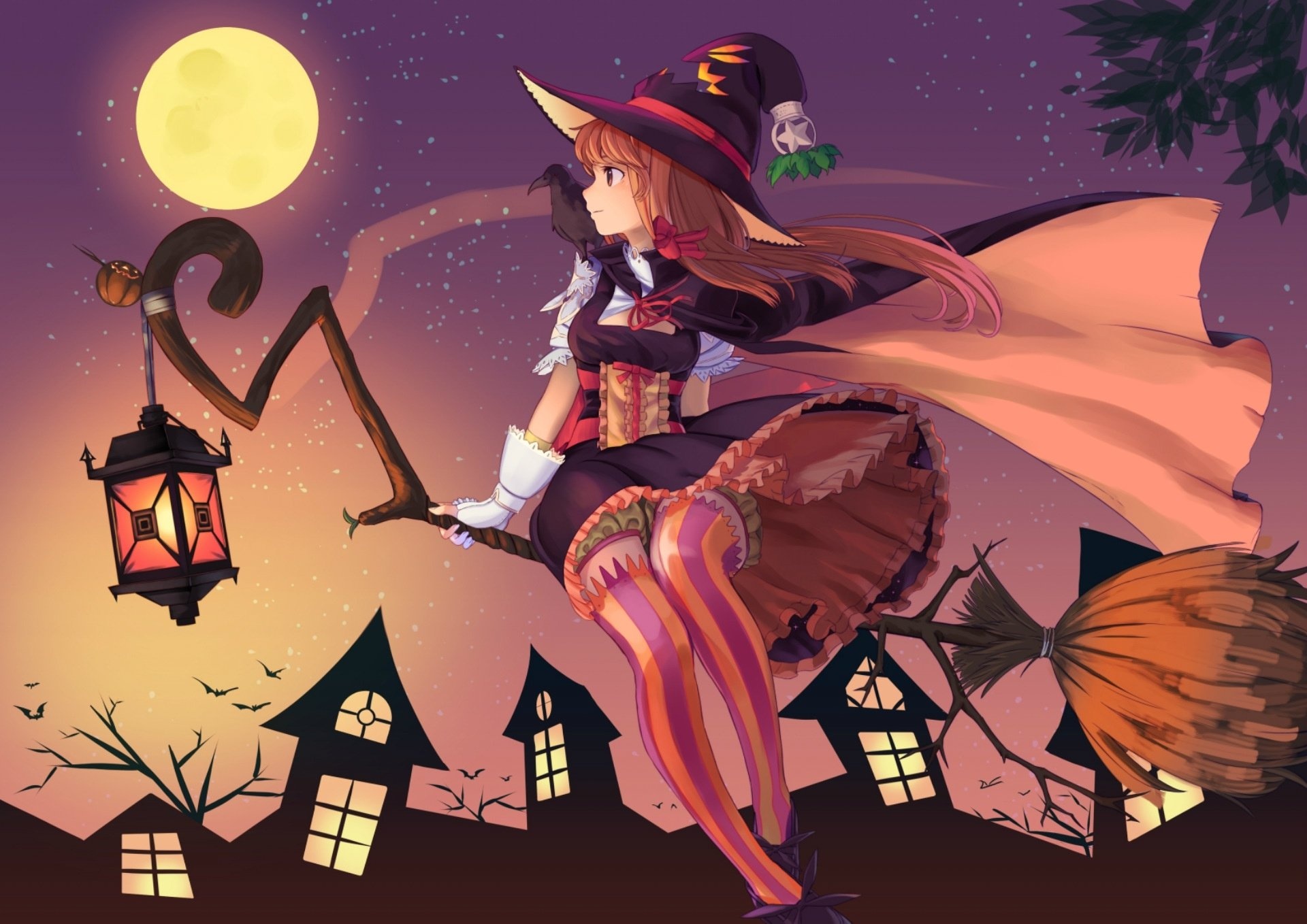 Halloween Anime, Anime Halloween wallpaper, 1920x1360 HD Desktop