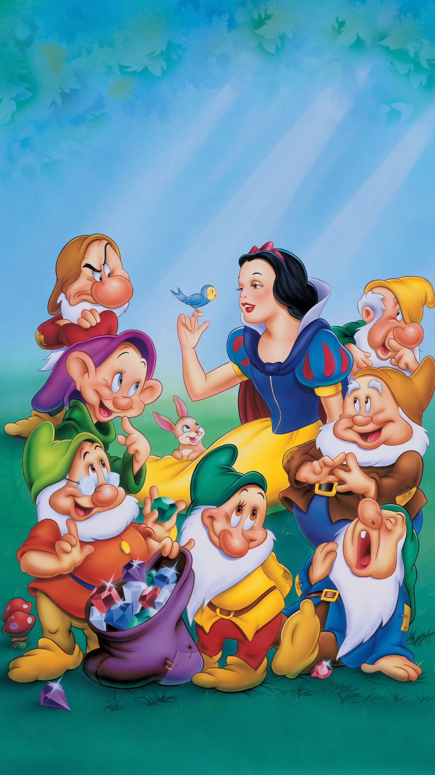 Snow White, Animation, Snow White, Disney wallpapers, 1460x2590 HD Phone