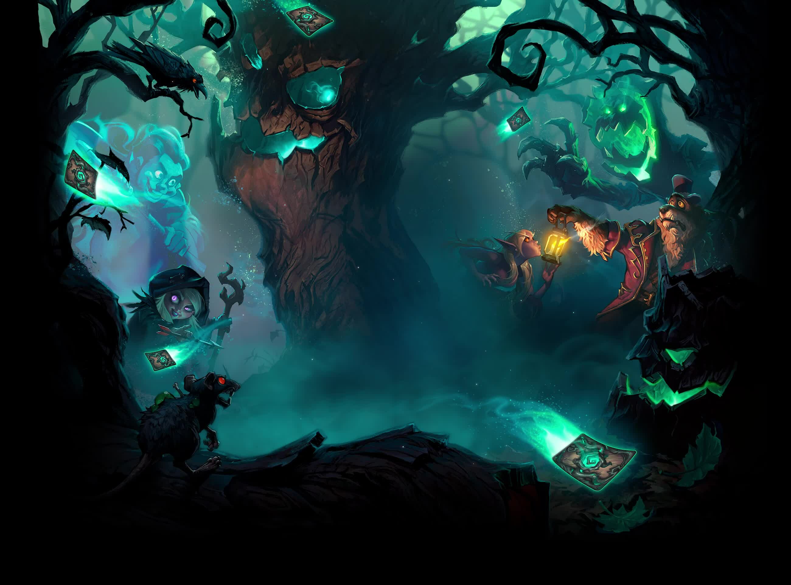 Hearthstone: The game has become popular as an esport, with cash prize tournaments hosted by Blizzard and other organizers. 2600x1930 HD Background.