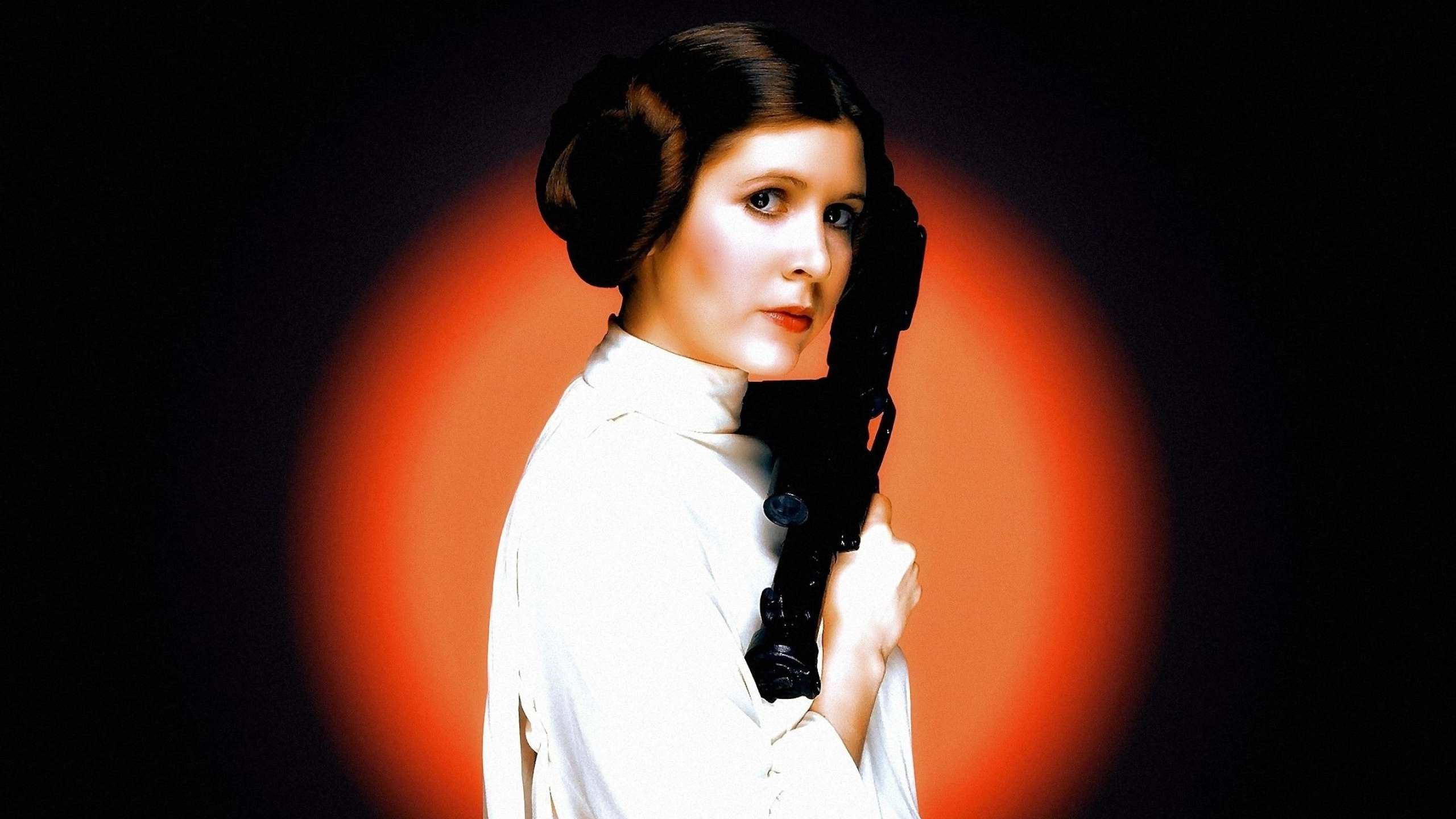 Carrie Fisher, Princess Leia, Wallpapers, 2560x1440 HD Desktop