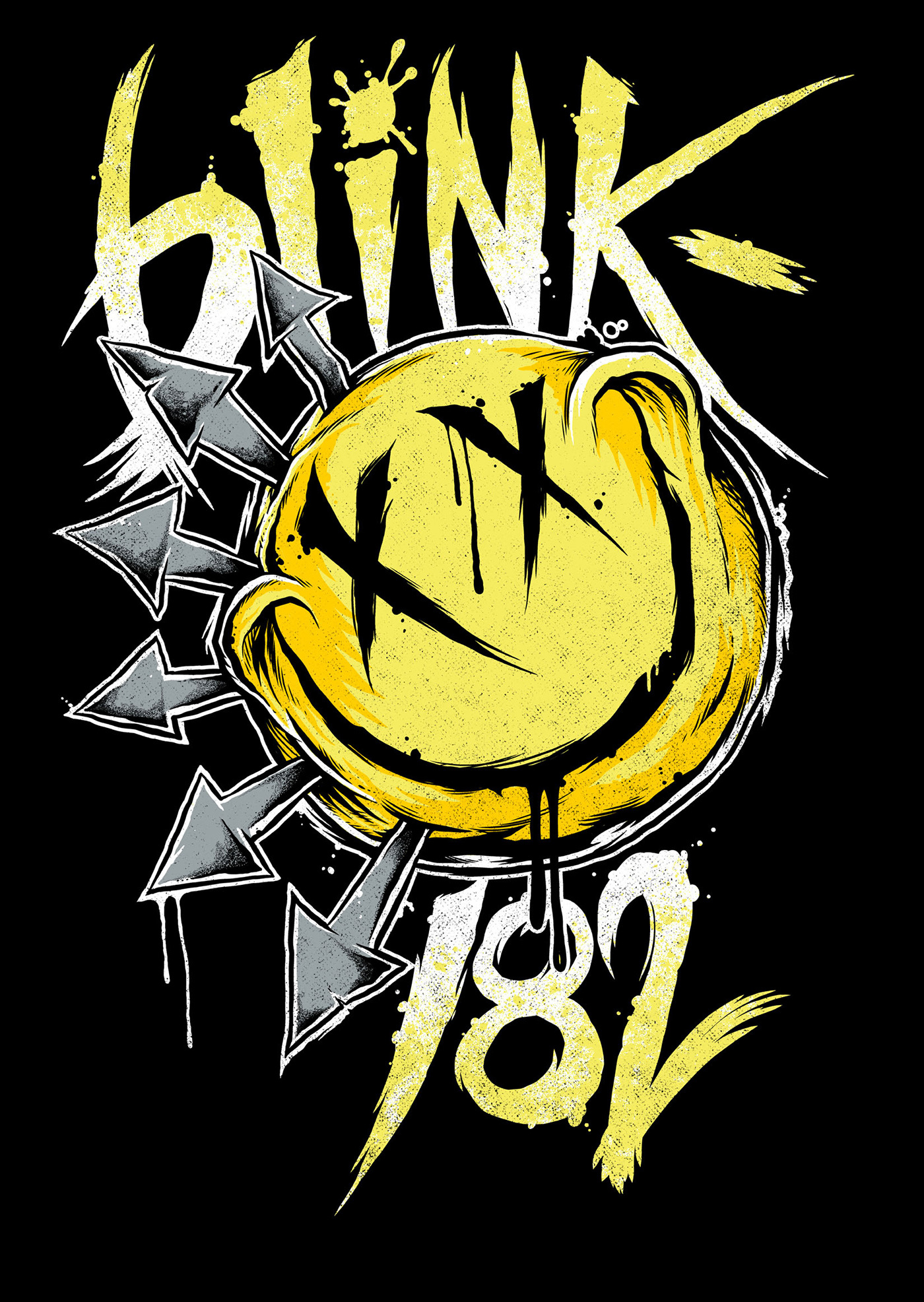 Blink-182 logo, Posted by Samantha Walker, 1400x1980 HD Phone