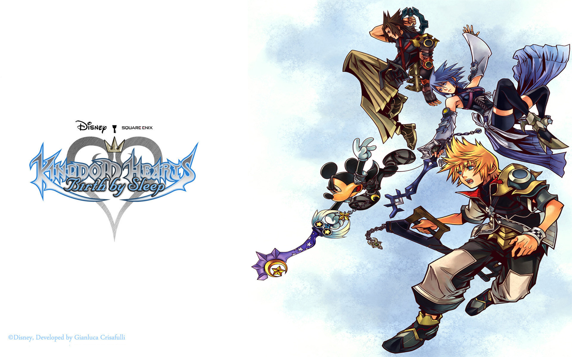 Kingdom Hearts Birth by Sleep, Captivating wallpapers, Magical landscapes, Iconic characters, 1920x1200 HD Desktop