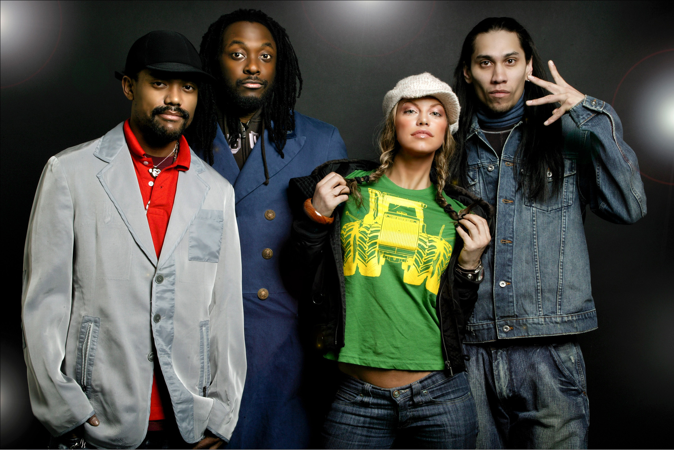 The Black Eyed Peas: Musical group with an eclectic range of styles encompassing hip-hop, dance, and pop. 2160x1450 HD Background.