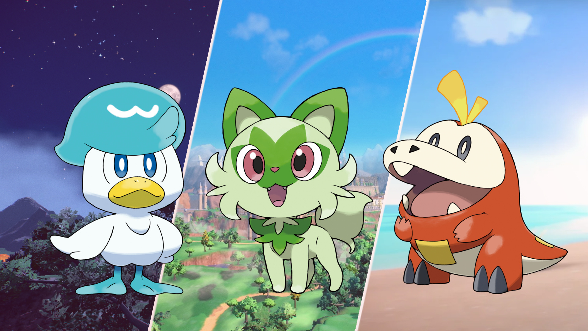 Scarlet and Violet starters, Late 2022 release, Beloved characters, Upcoming games, Pokmon anticipation, 1920x1080 Full HD Desktop