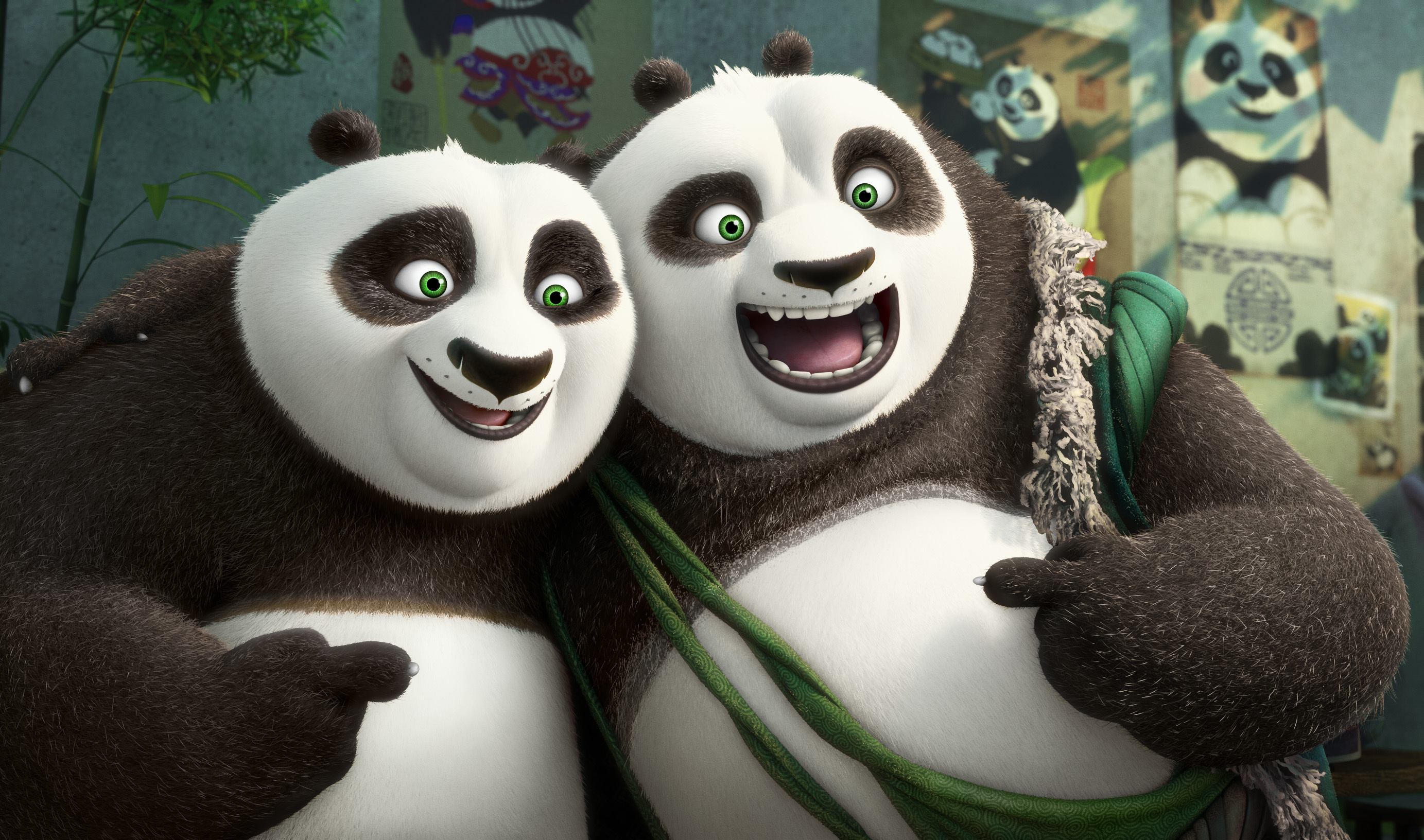 Kung Fu Panda 3, Lively adventure, Charming pandas, Inspiring message, 2770x1640 HD Desktop