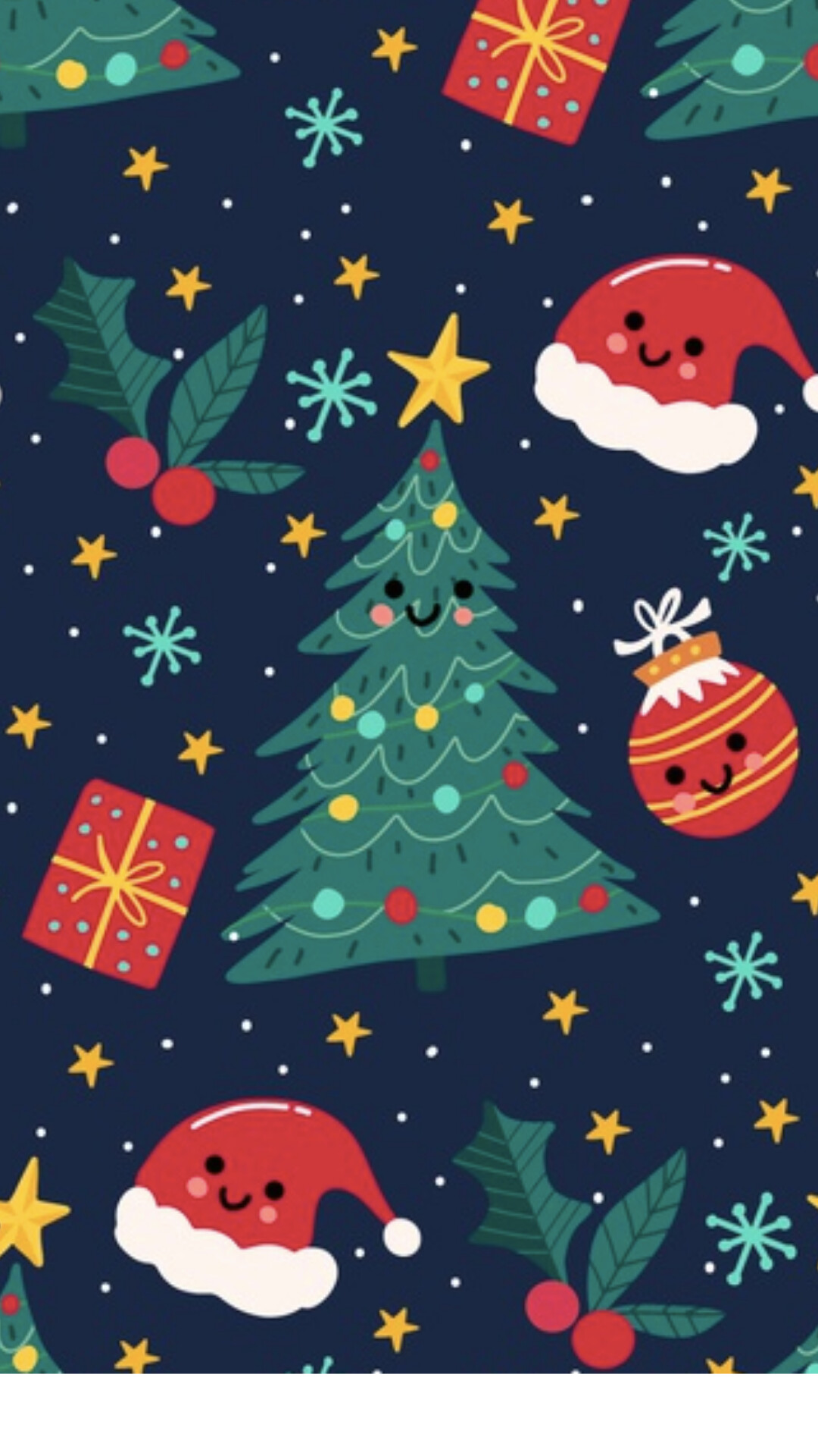 Christmas Ornament: Poster, Holiday, Decoration items. 1080x1920 Full HD Background.