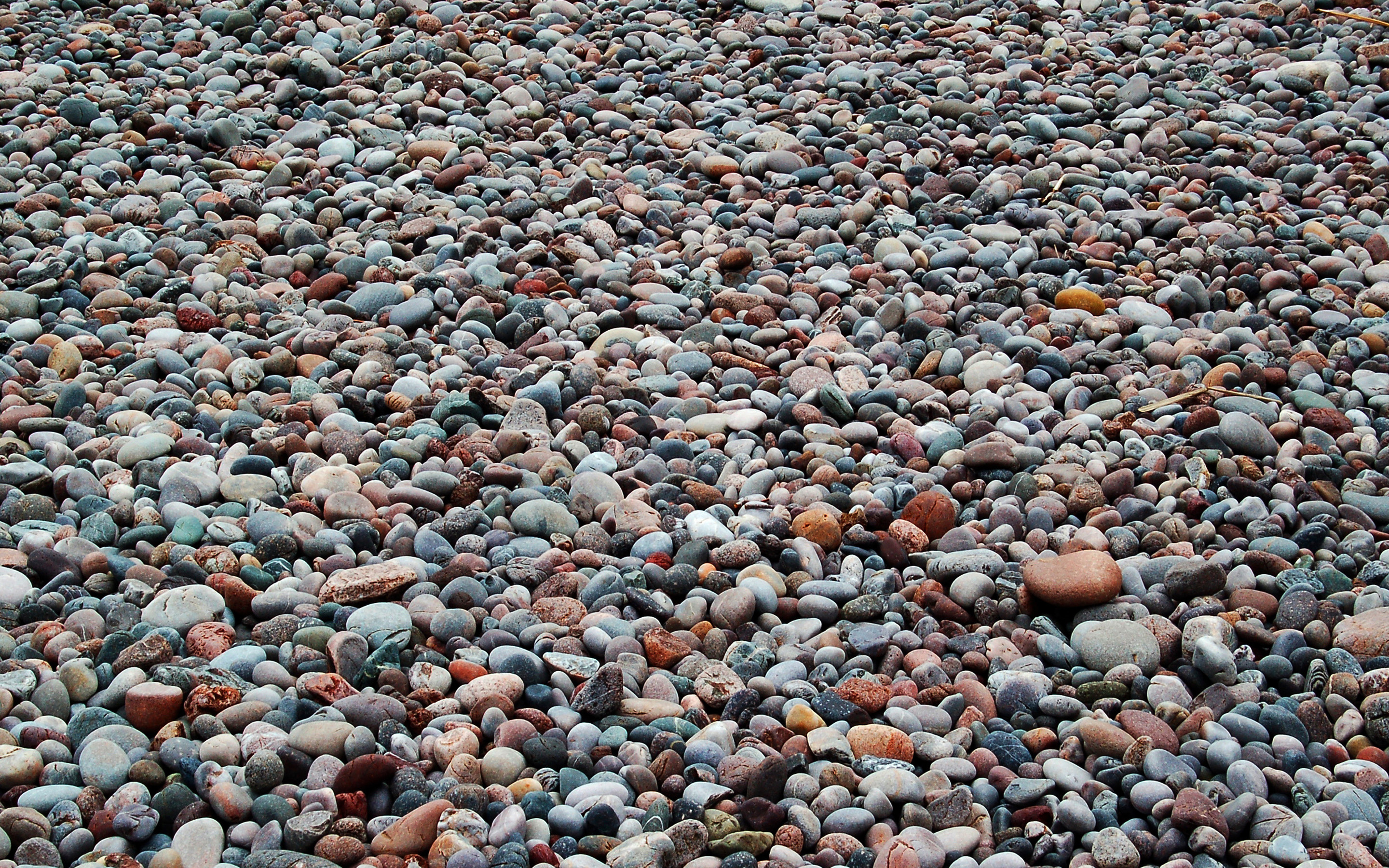 Colorful pebbles macro, Vibrant and lively, Textured background, Natural textures, 2880x1800 HD Desktop