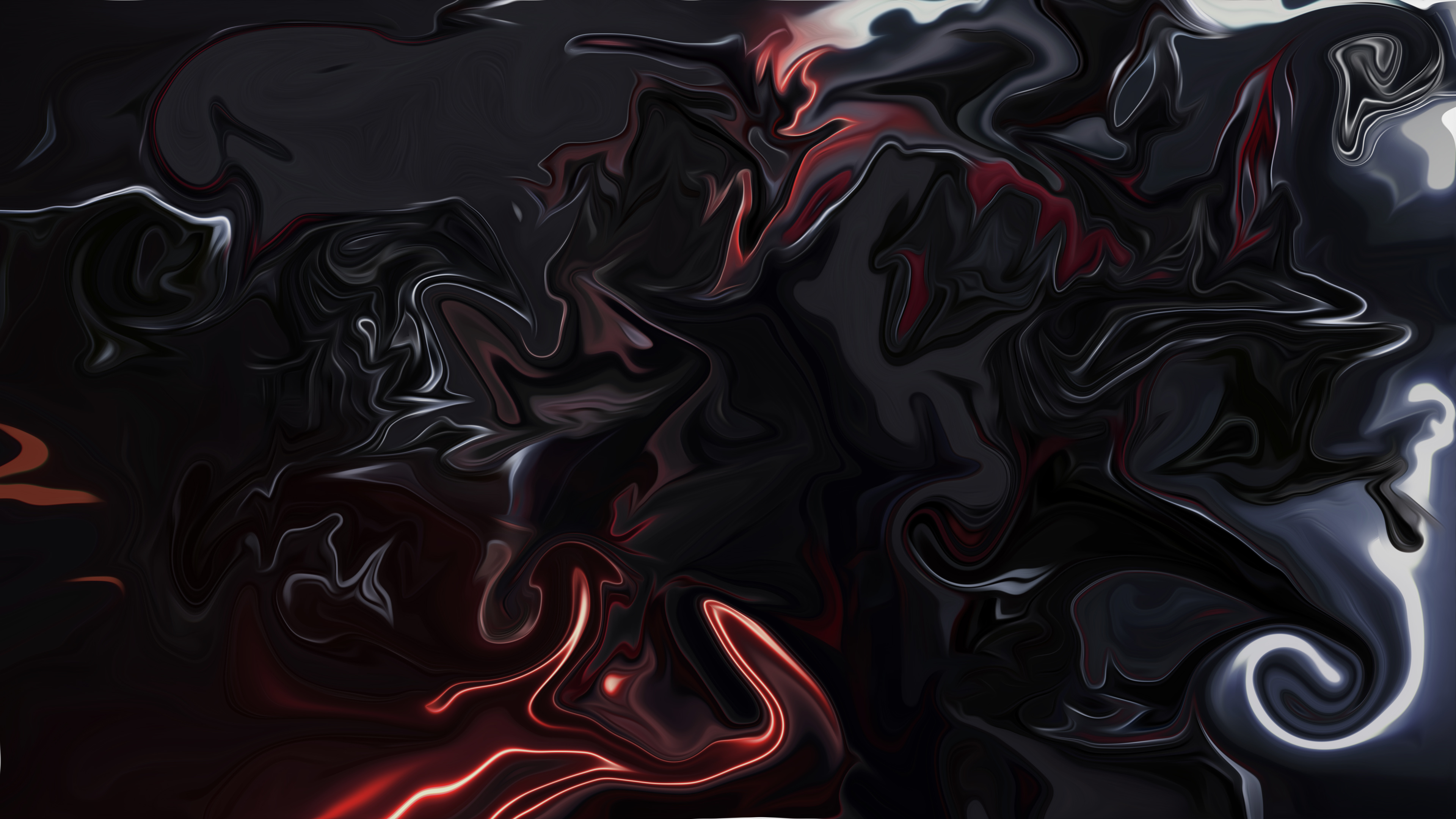 Abstract Dragon, Colorful digital art, 3840x2160 4K Desktop