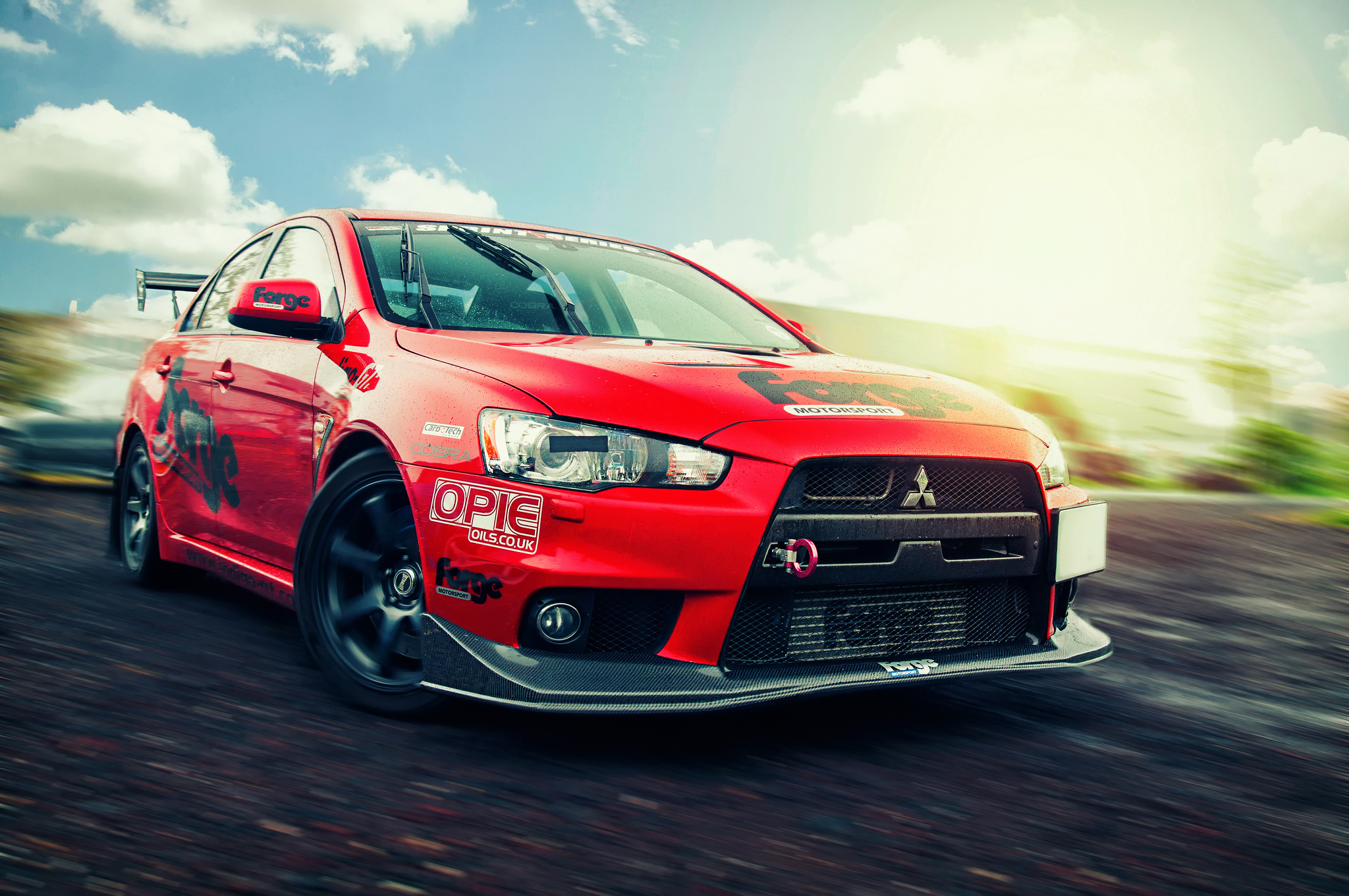 Mitsubishi Lancer Evolution X, Red cars, Striking appearance, 2050x1360 HD Desktop