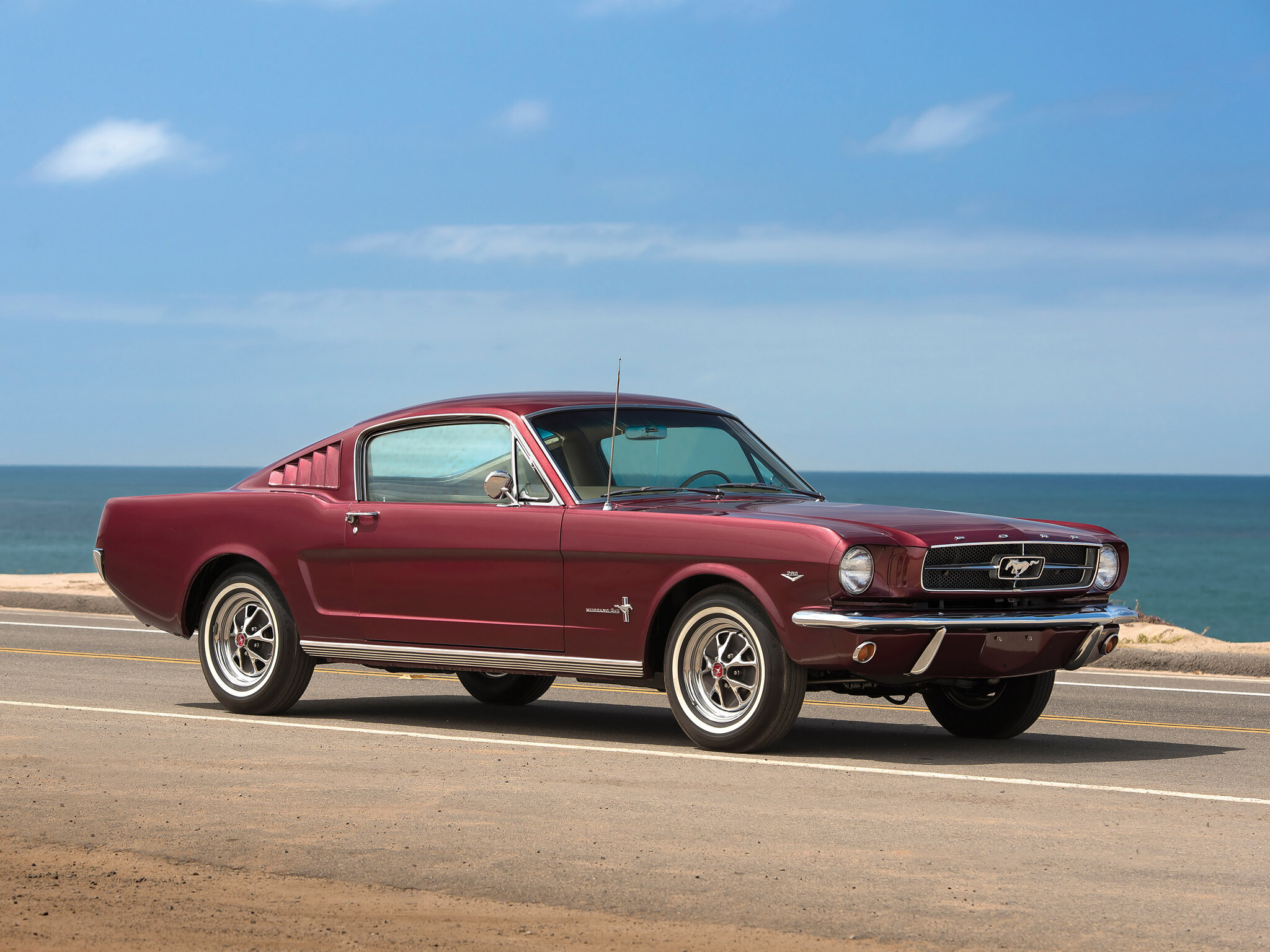 Ford: 1965 Mustang, The first-generation, Manufactured from March 1964 until 1973. 2050x1540 HD Wallpaper.