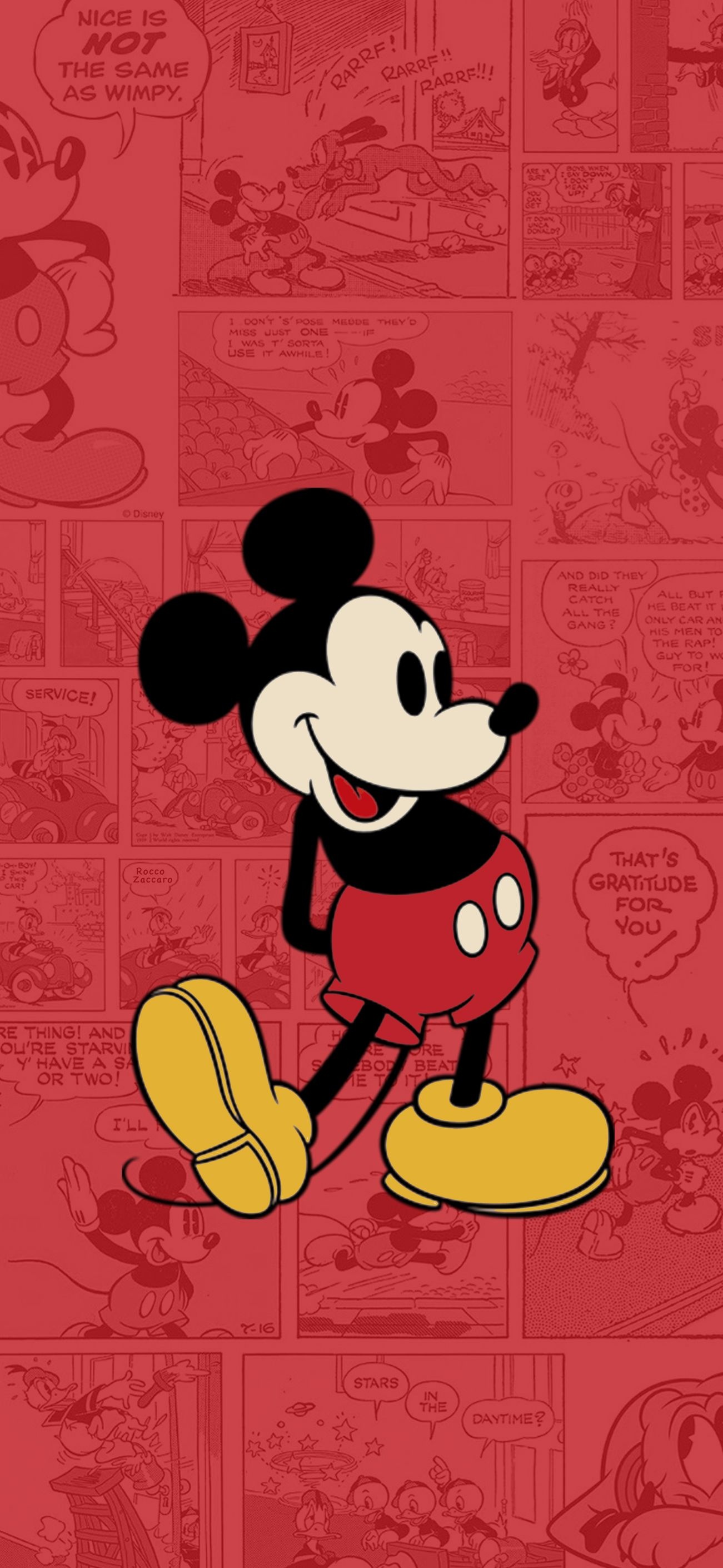 Mickey Mouse silhouette, Sun-inspired wallpaper, Iconic Disney character, 1310x2820 HD Phone