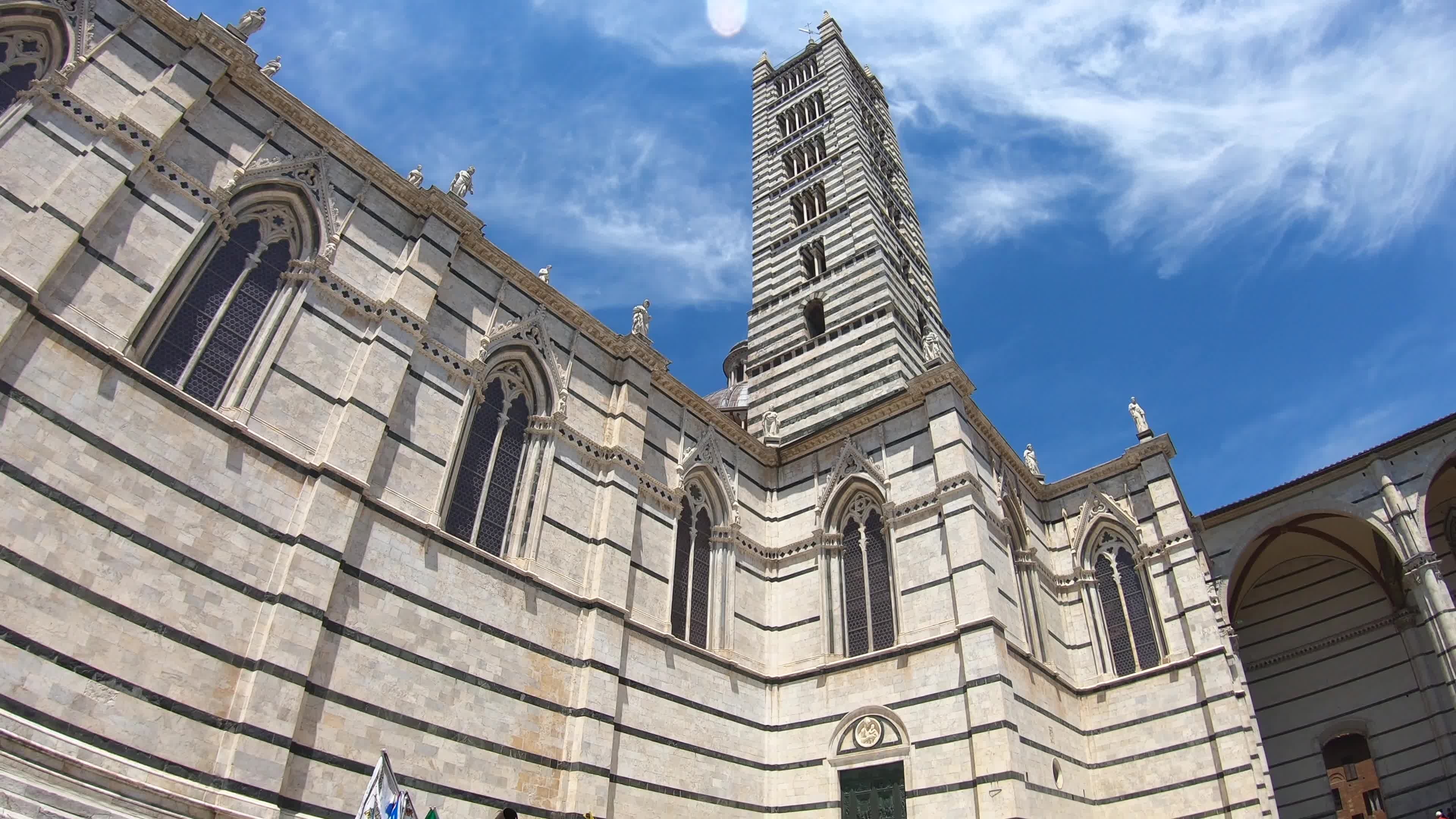 Siena Cathedral, Shopping in Siena, Tuscany, Europe, 3840x2160 4K Desktop