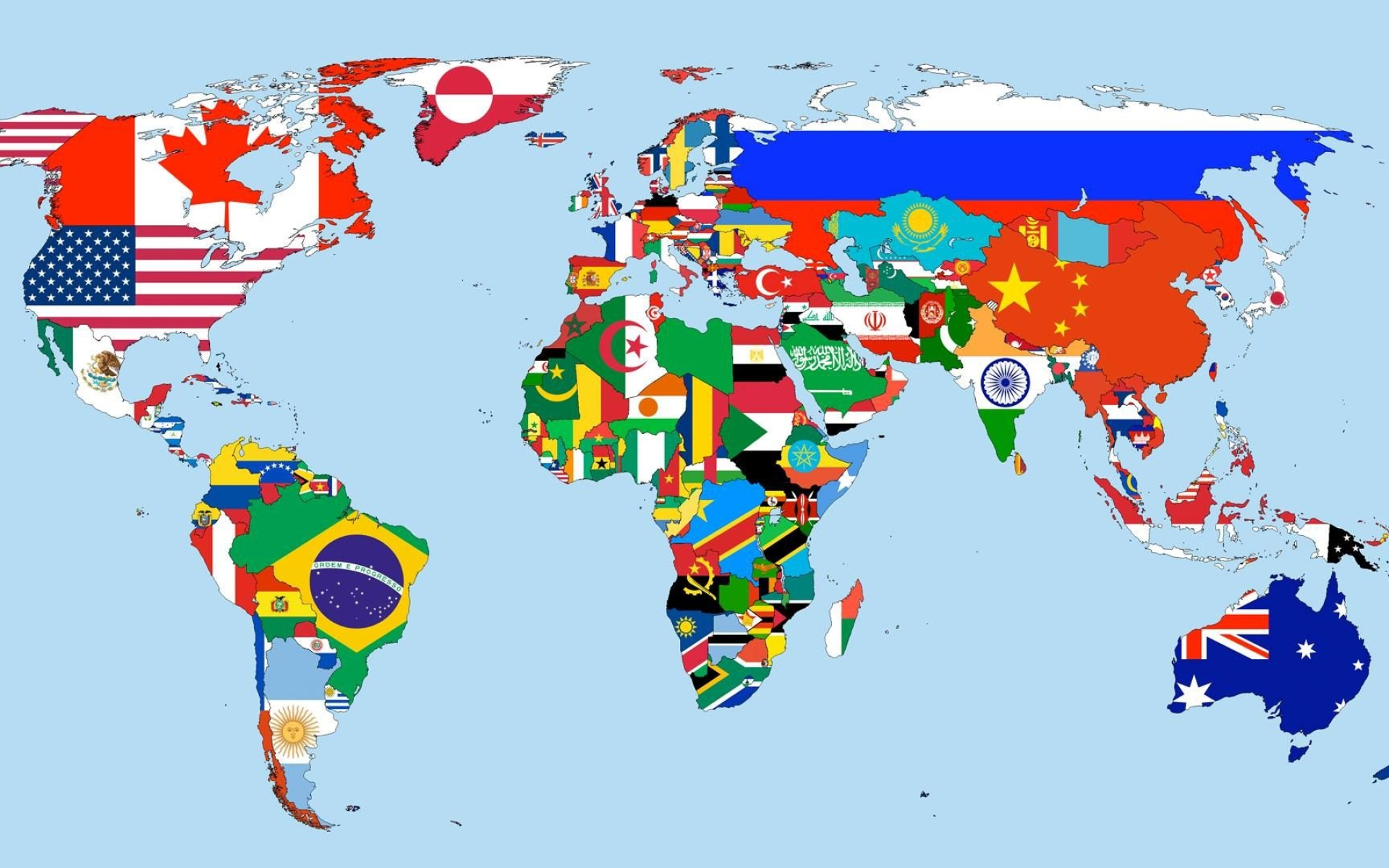 International Flags, Cool world map, Countries' flags, Global identity, 1920x1200 HD Desktop