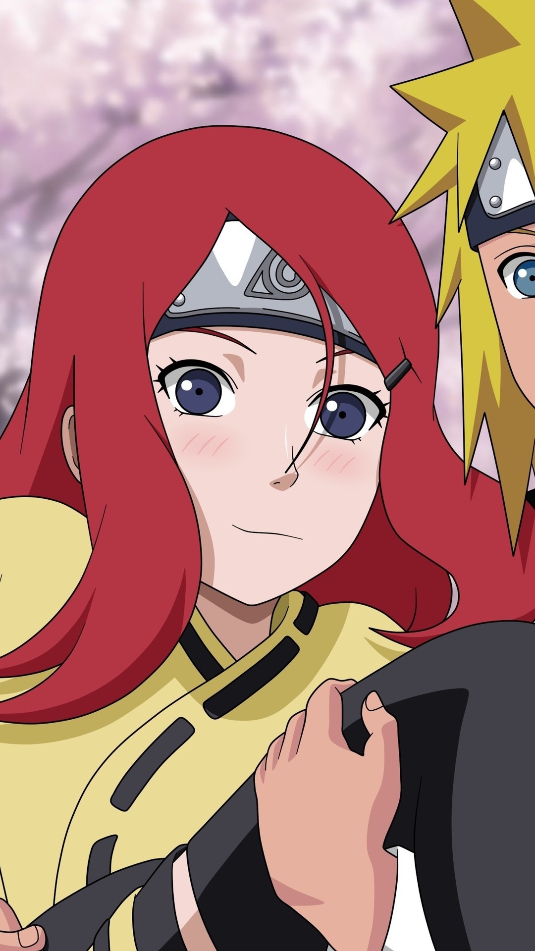 Kushina Uzumaki, Anime babe, Fiery red hair, Naruto's mother, 1080x1920 Full HD Handy