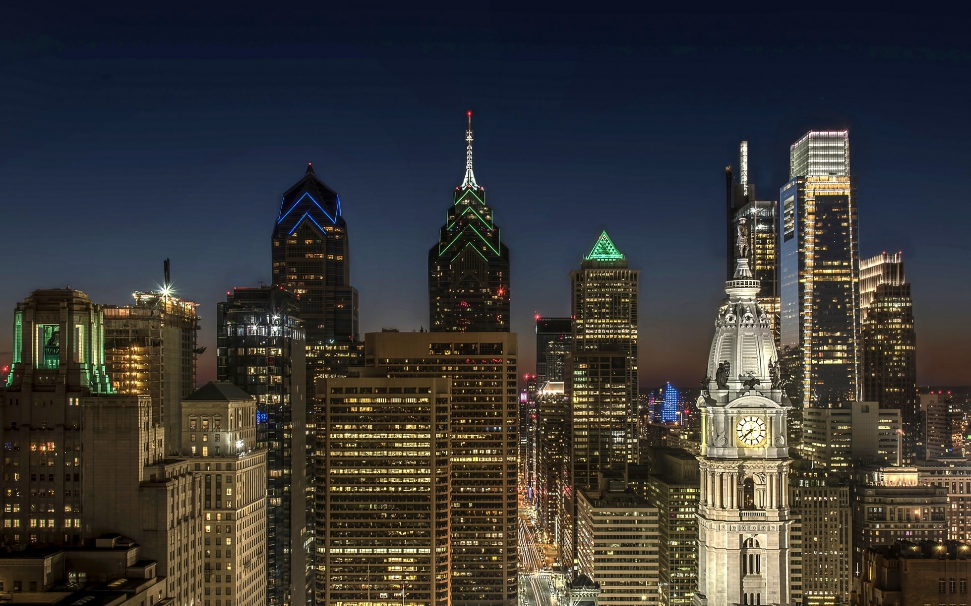 Philadelphia skyscrapers, Cityscape views, Urban architecture, Pennsylvania travels, 1920x1200 HD Desktop