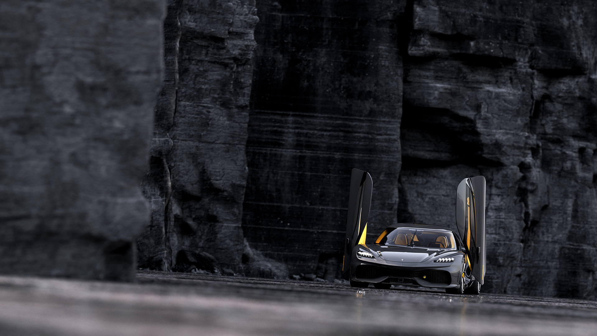 Koenigsegg Gemera, Background, 1920x1080 Full HD Desktop