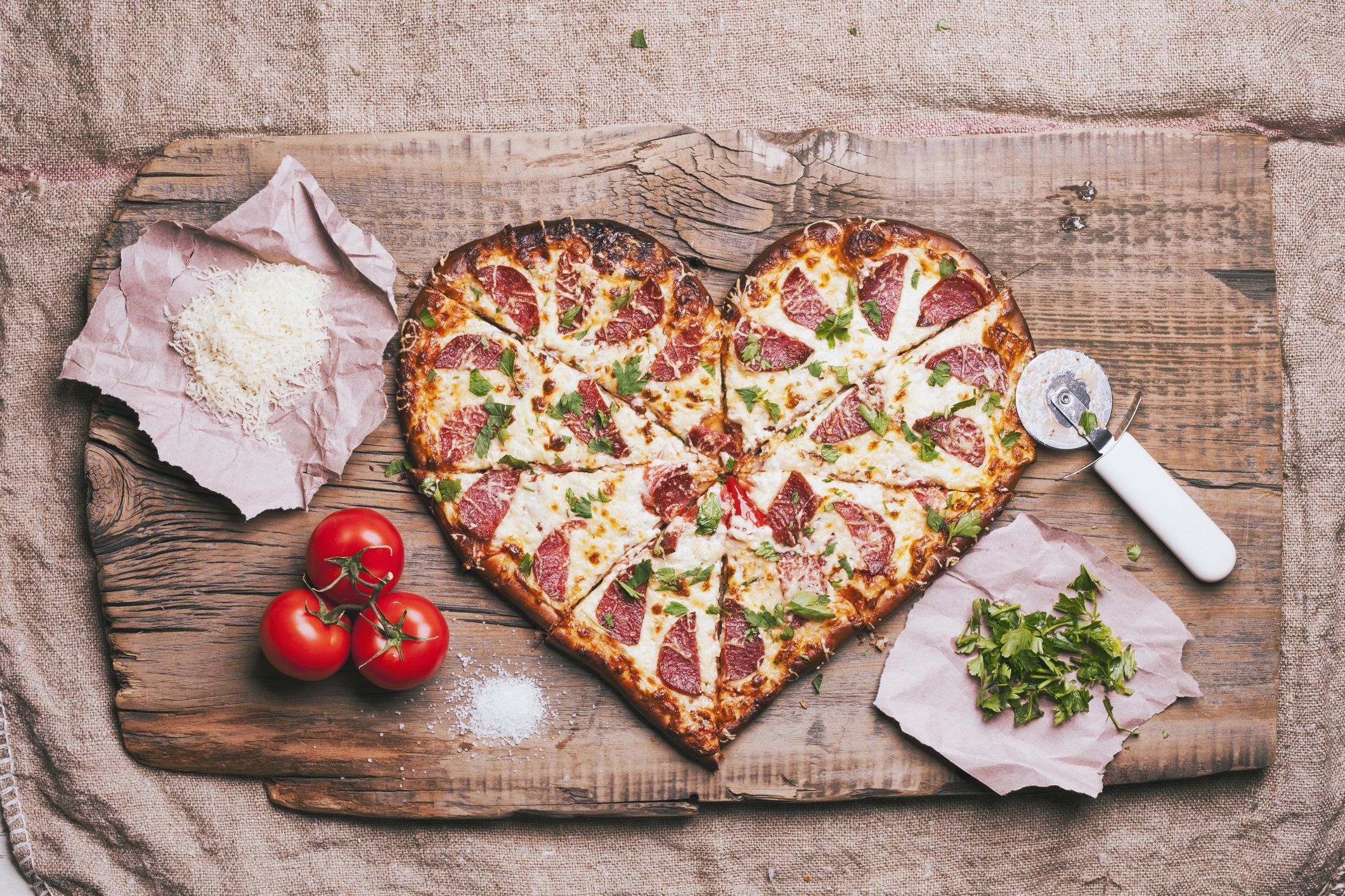 Heart shape, heart-shaped foods, valentine's day, 2130x1420 HD Desktop
