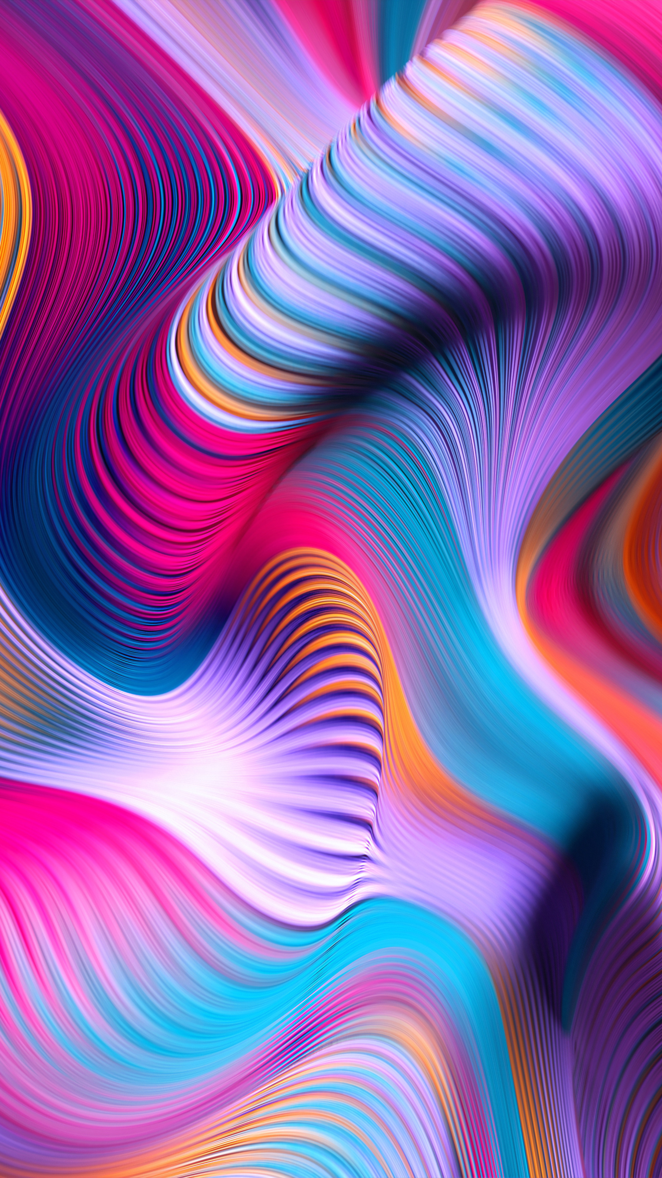 Colorful movements, Abstract art, Sony Xperia X, HD wallpapers, 2160x3840 4K Phone