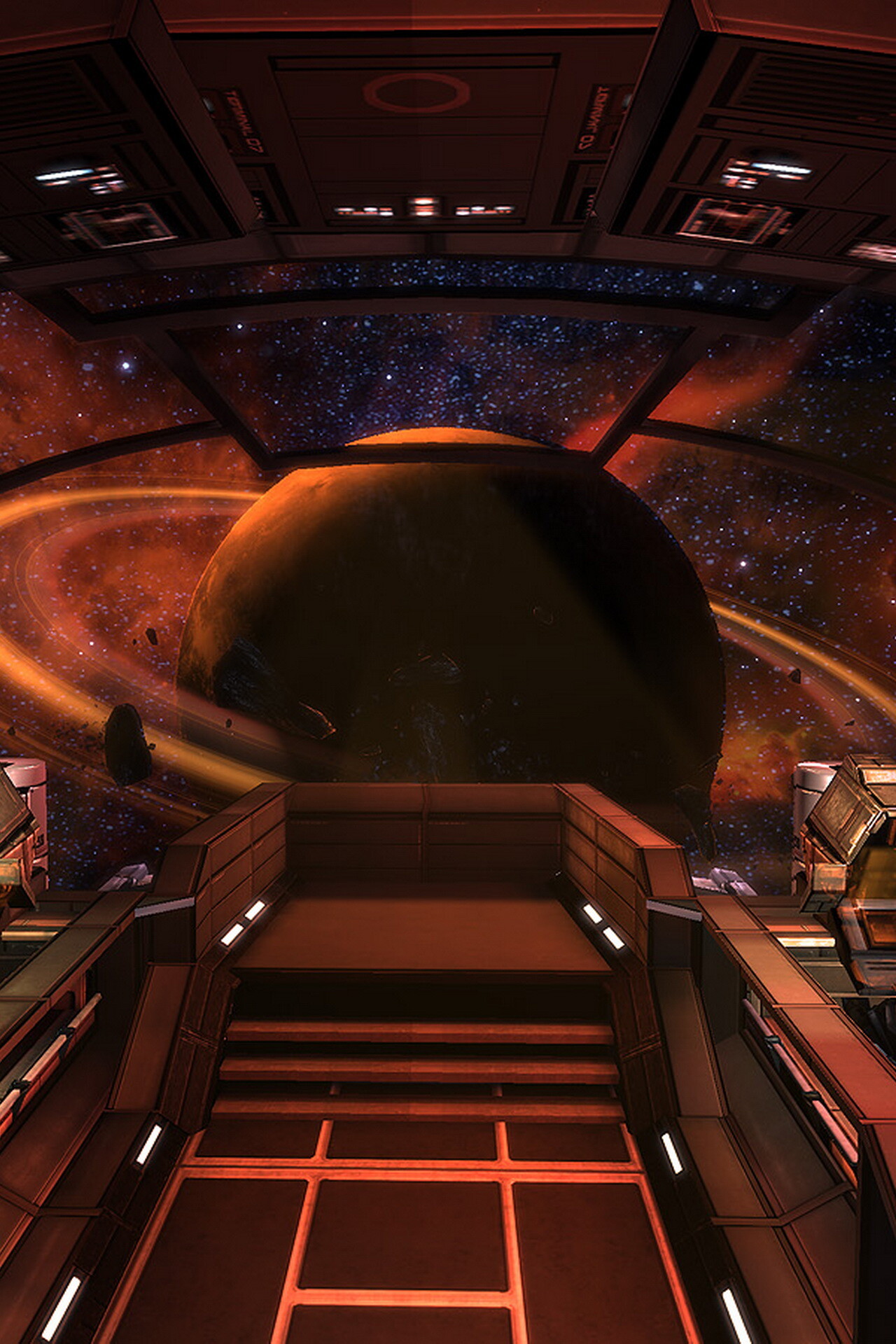 Mass Effect: Pinnacle Station, Intense training simulations, Elite challenges, Virtual reality, 1280x1920 HD Handy