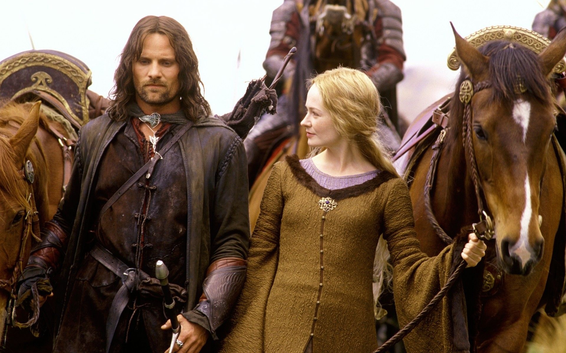 Lord of the Rings, Legolas, Aragorn, Horseback riding, 1920x1200 HD Desktop