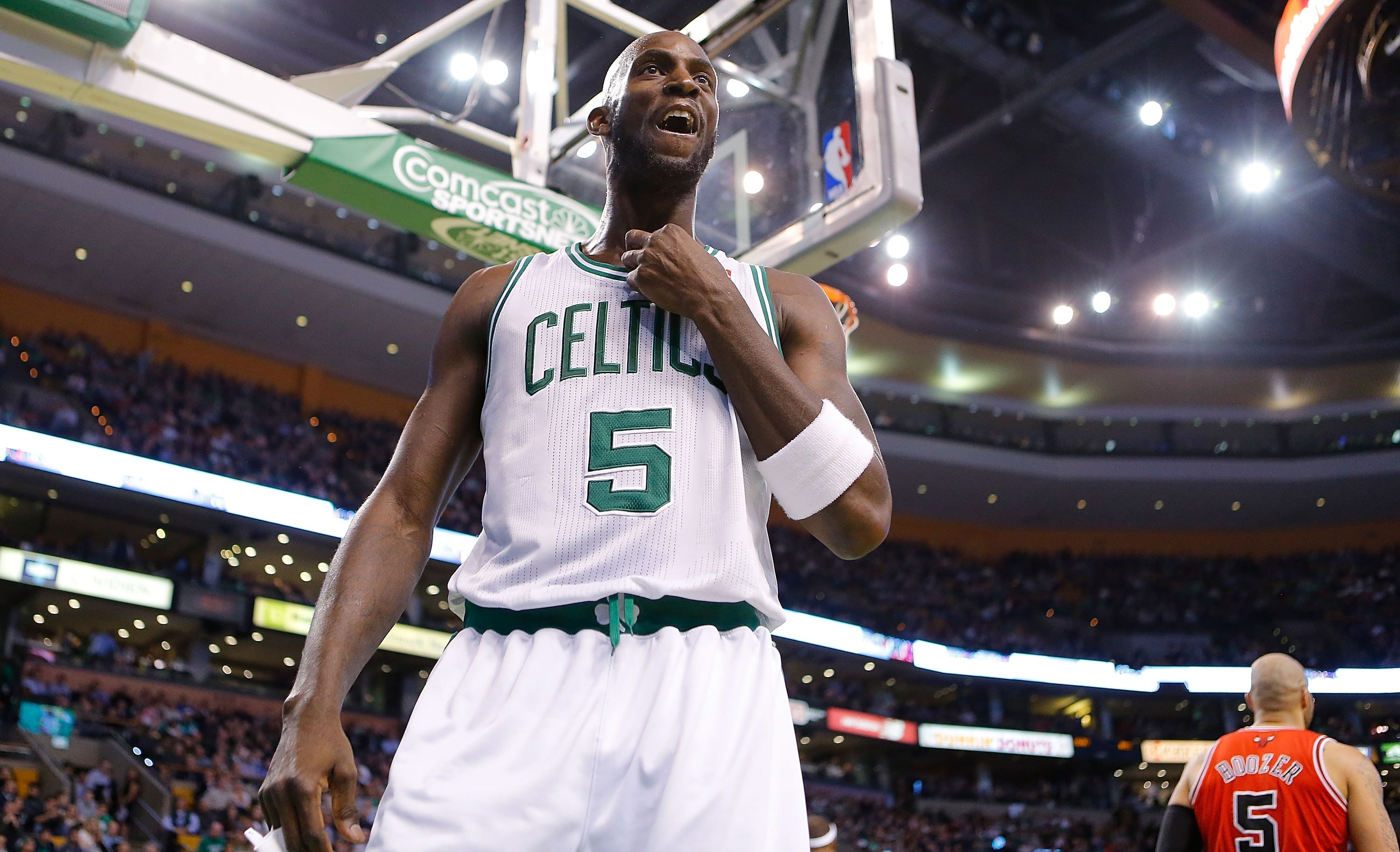 Celtics, Retire Kevin Garnett's, No 5, Next season, 3000x1830 HD Desktop