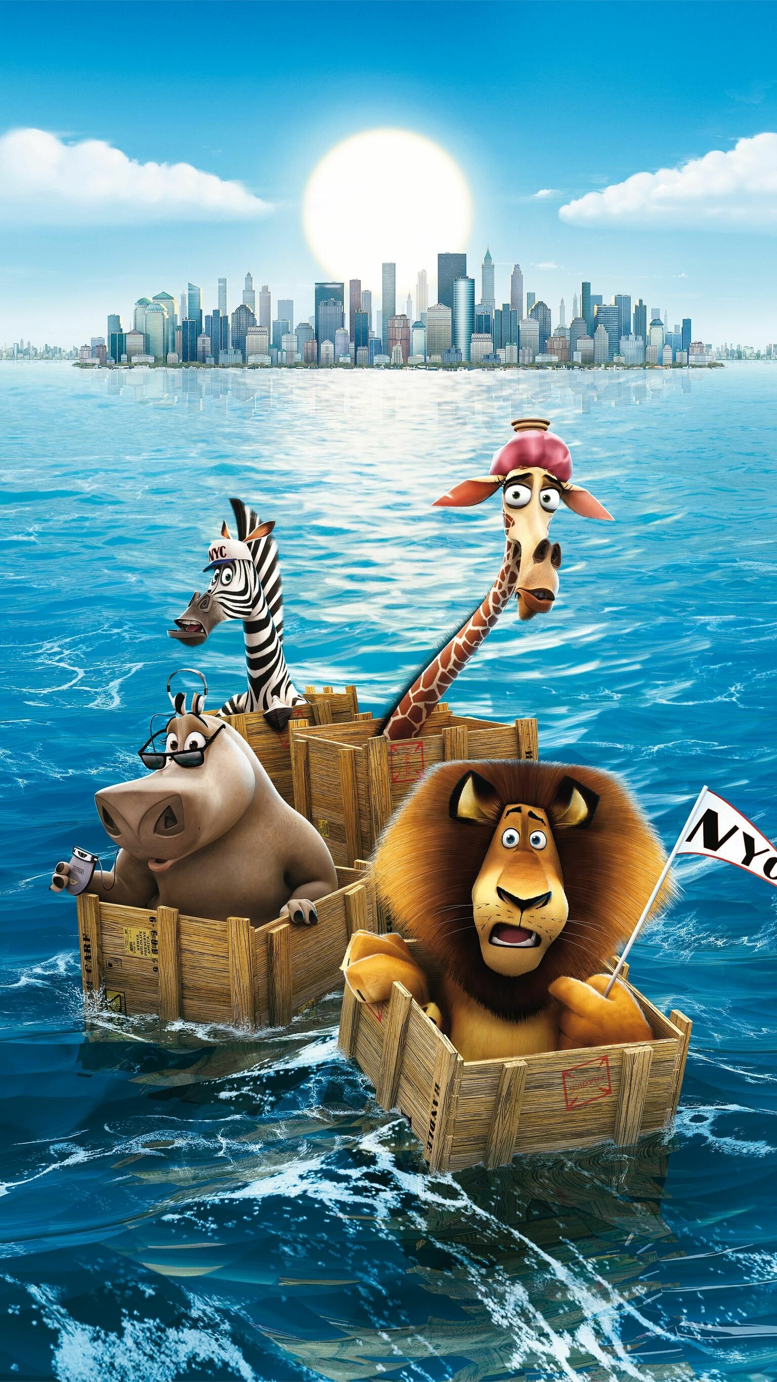 Madagascar (Movie): DreamWorks Animation, 2005 film, Alex the lion. 1540x2740 HD Wallpaper.