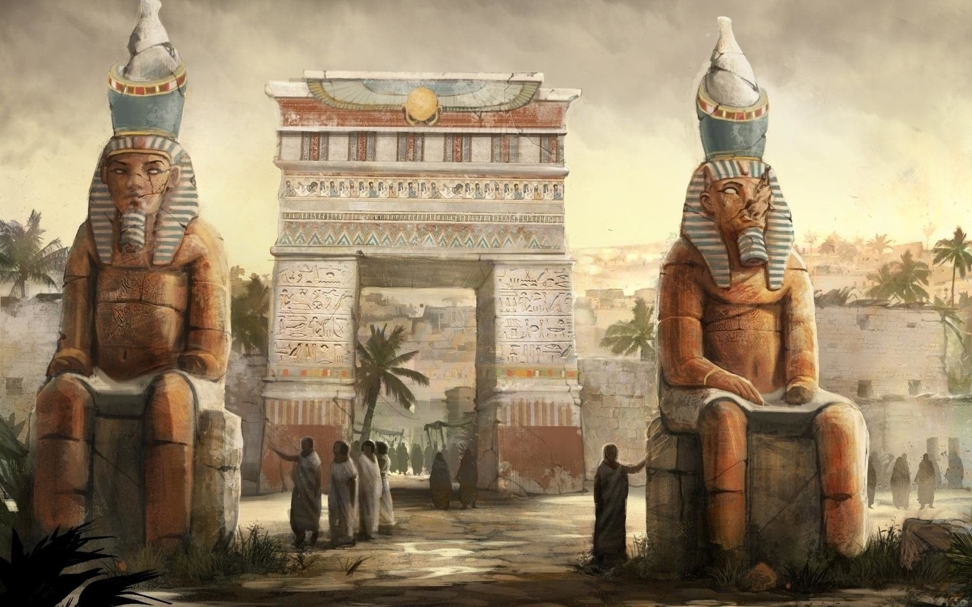 Cool Egyptian wallpapers 4K HD, Mythical symbols, Ancient civilization, Exotic charm, 1920x1200 HD Desktop