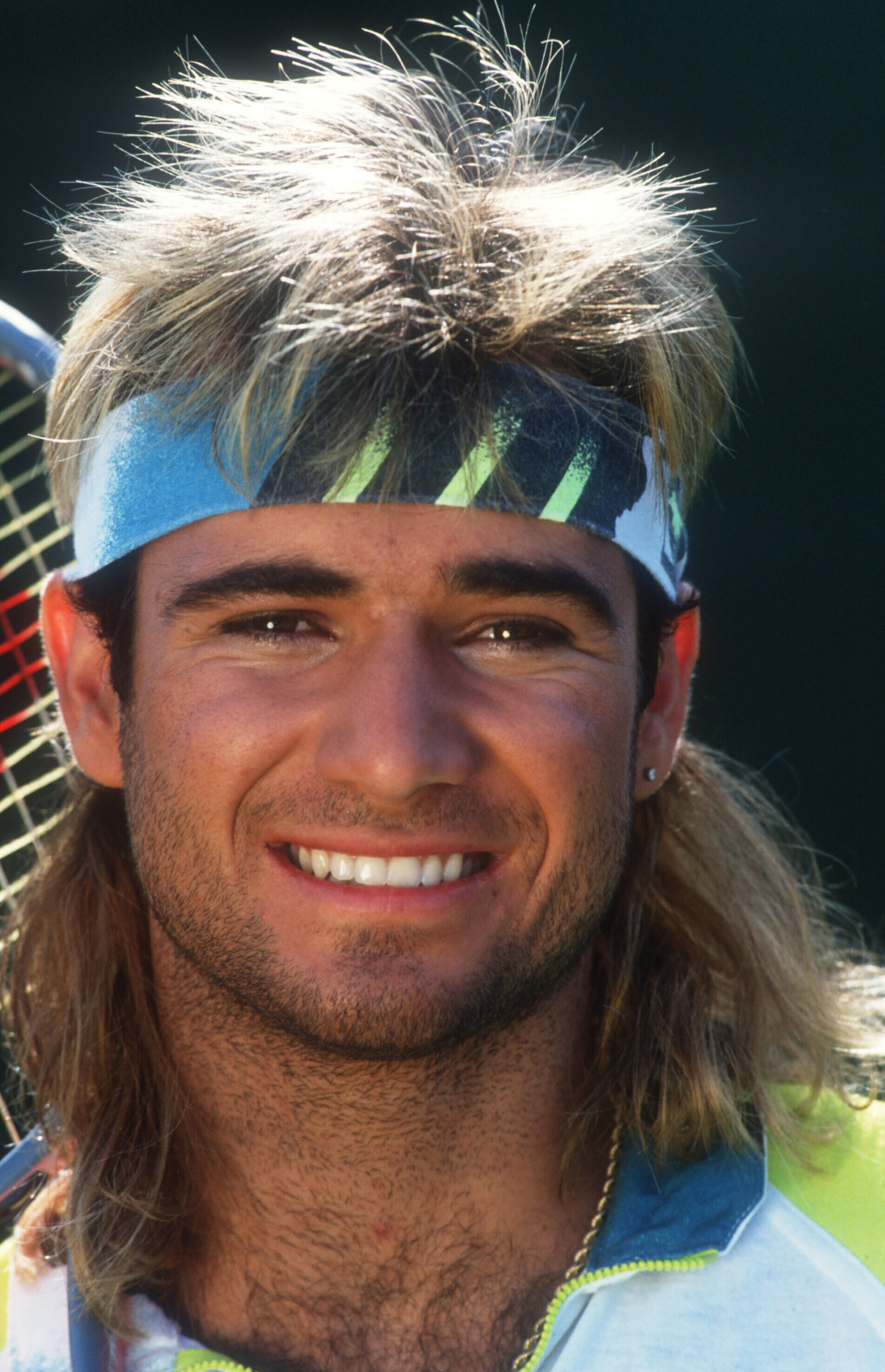Andre Agassi: An American former world No. 1 tennis player, known by the nickname "The Punisher". 2110x3270 HD Background.