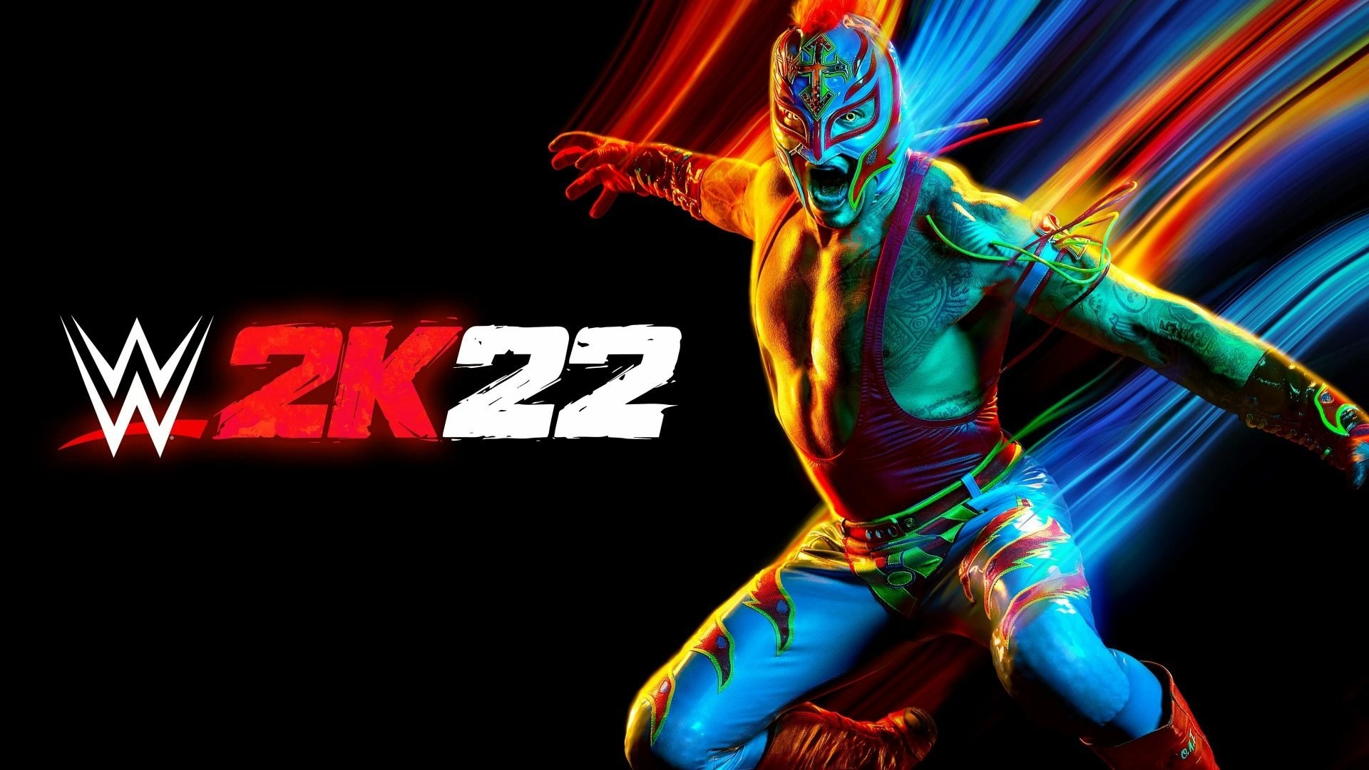 Wrestling: WWE 2K22 poster, A professional combat sports simulation video game. 1920x1080 Full HD Wallpaper.